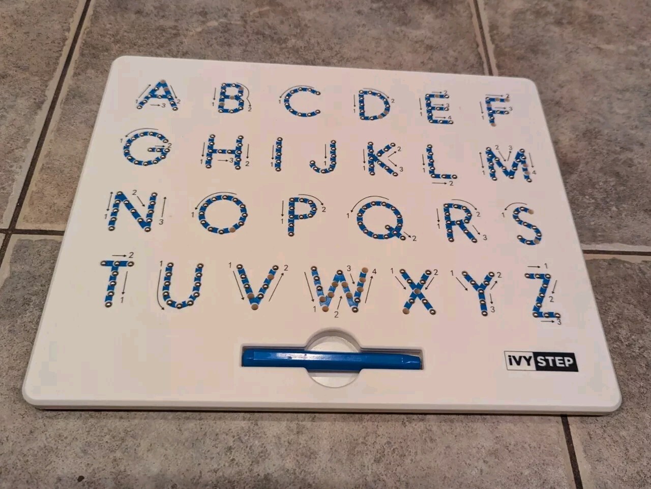 Magnetic A to Z Pen Activity – Learn To Write Letters Montessori Education