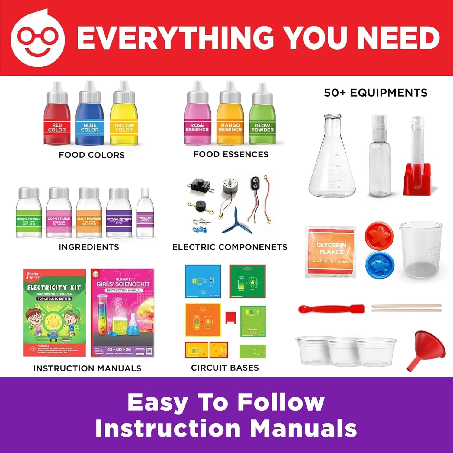 Educational Science Kit for Girls 8-14 | Fun Experiments