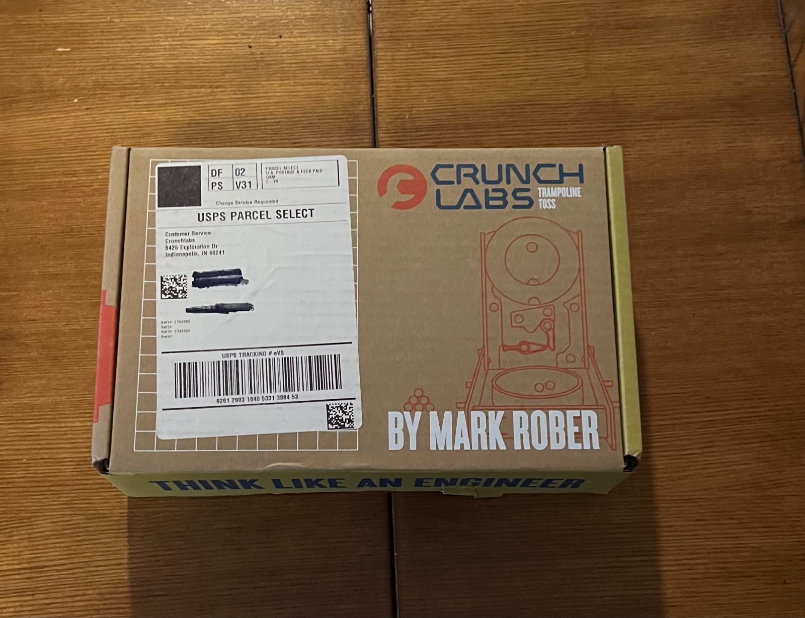Crunch Labs By Mark Rober S.T.E.M. Build Box -Trampoline Toss, SEALED