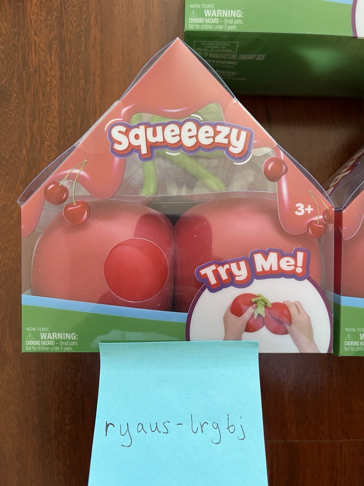 NEW Squishy Sunny Days Toymendous Cherries 5.5 Inch Squeezy Cherry Rare Viral 🍒
