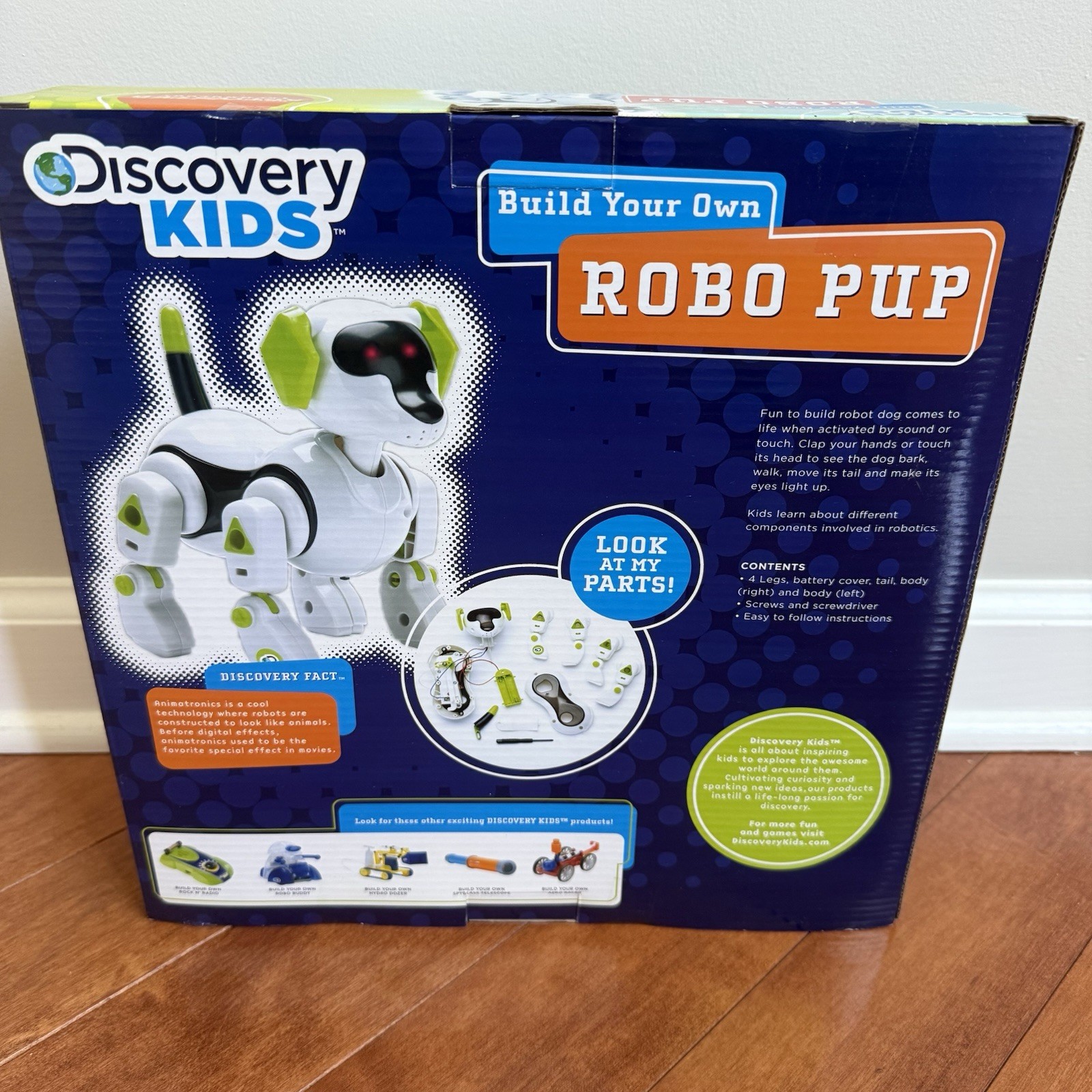 NIB Discovery Kids Build Your Own Robo Pup STEM Toy