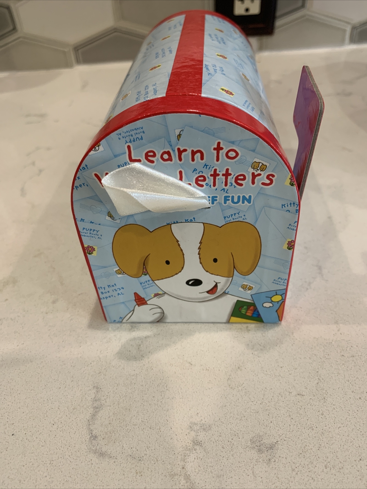 LEARN TO WRITE LETTERS ABC WIPE OFF FUN PUPPY MAIL BOX PI KIDS