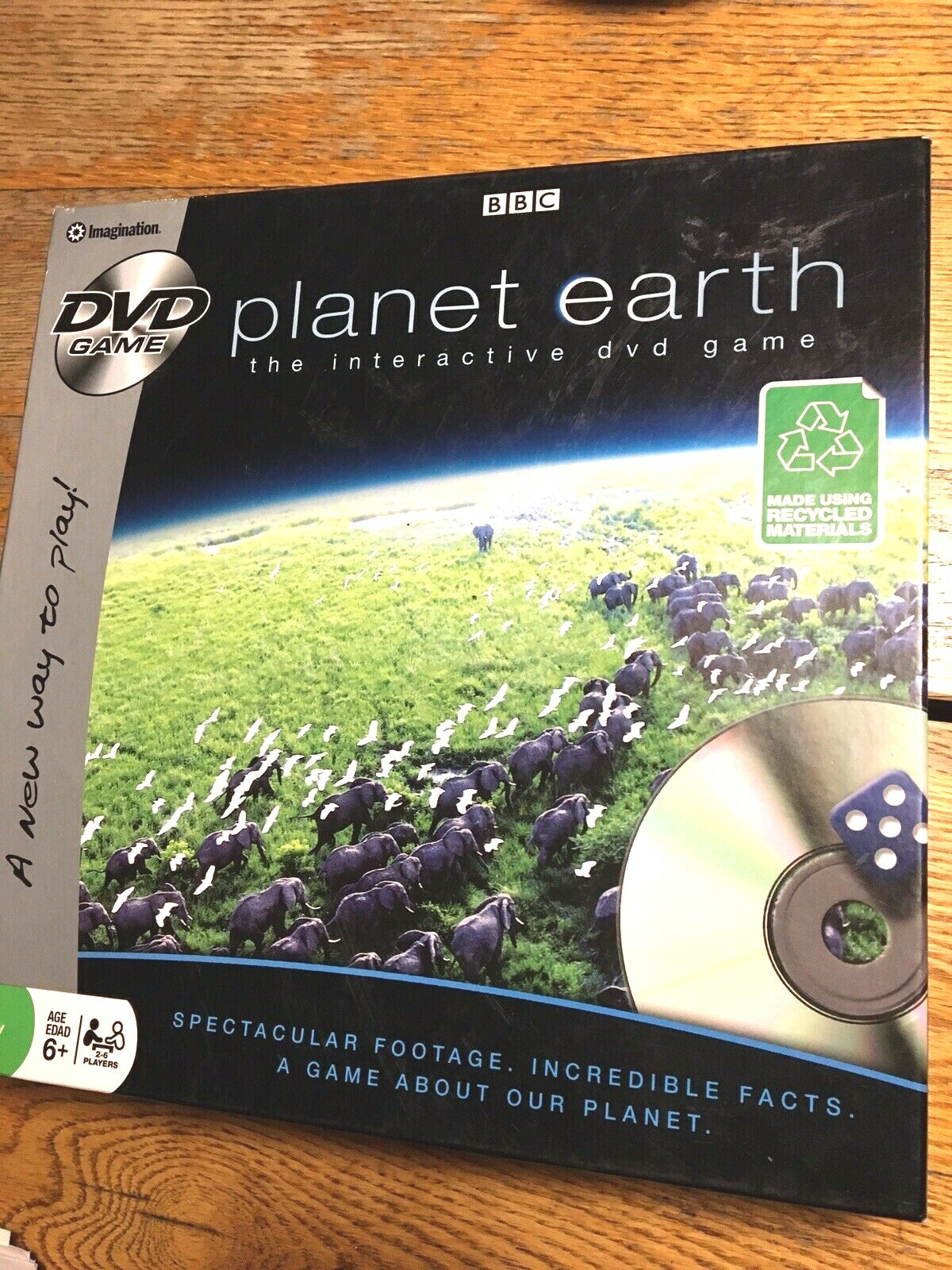 Planet Earth:The Interactive DVD Game(BBC TV Series Based)Family Planet Game,6+