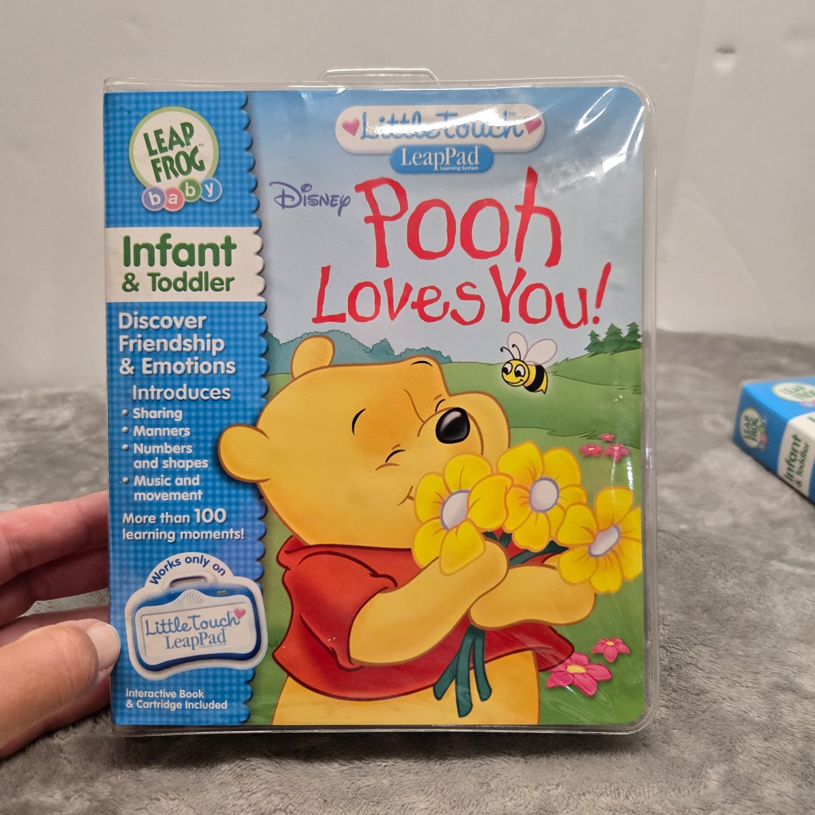LeapFrog Baby LittleTouch LeapPad Disney Pooh Loves You Book & Cartridge 19048
