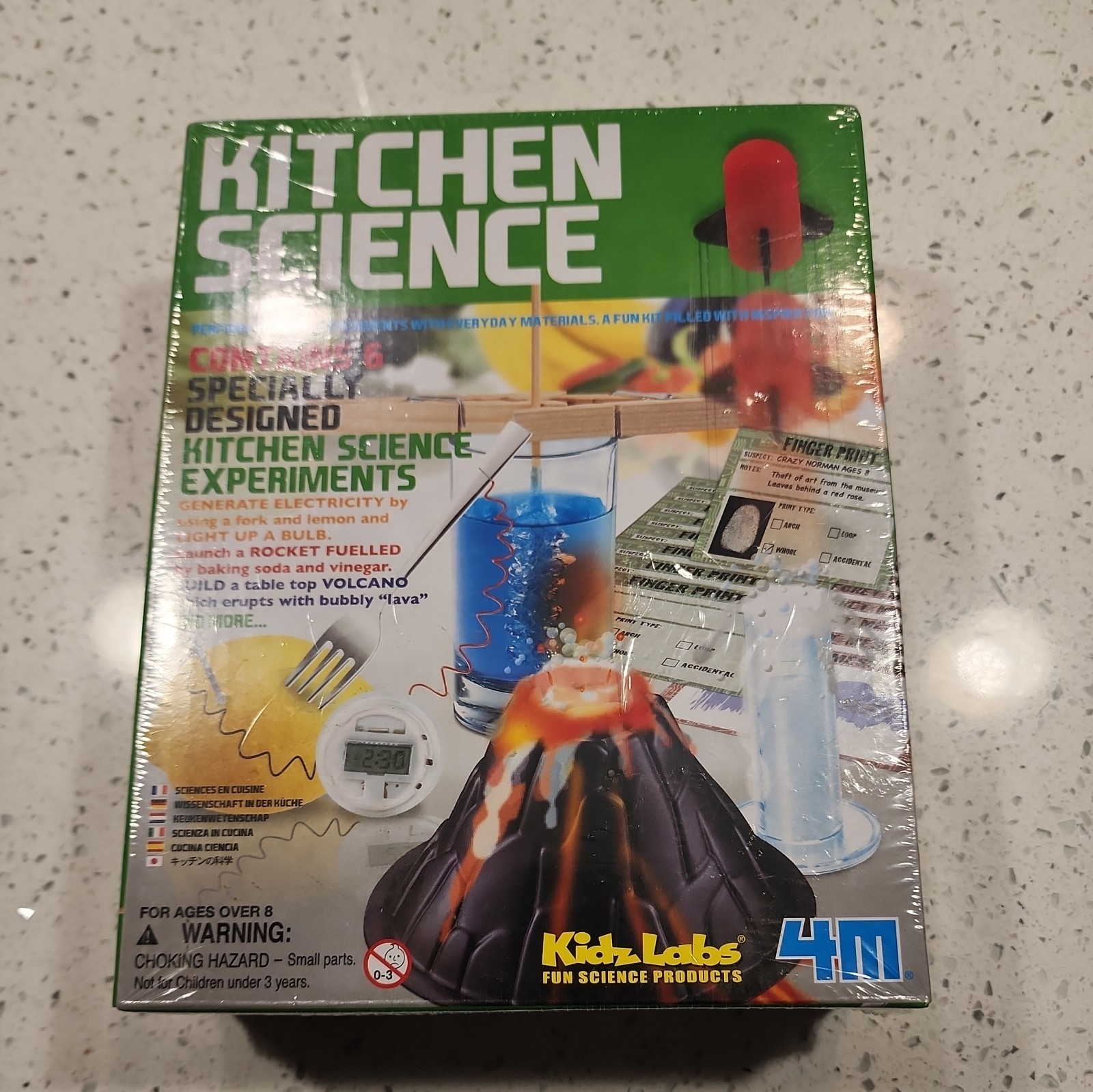 Kidz Labs Kitchen Science 6 Experiments Volcano Rocket Launch etc New Sealed