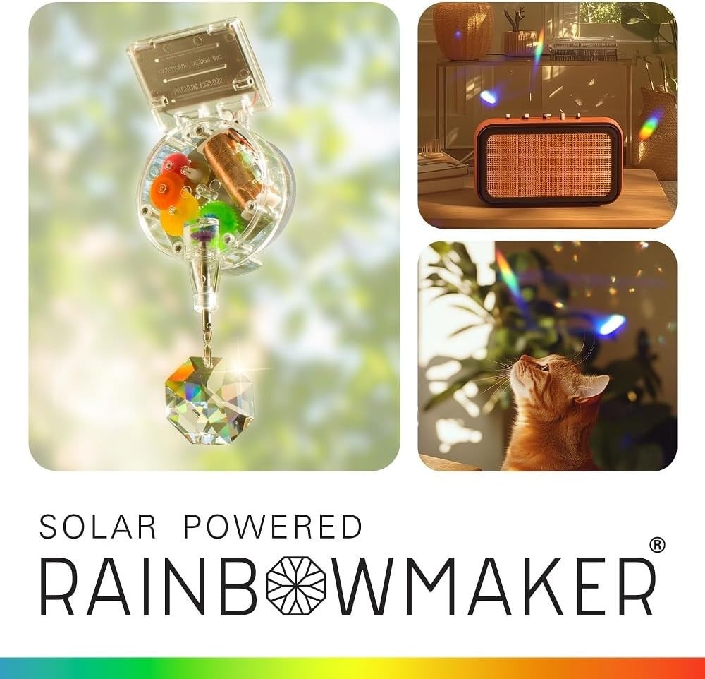 Solar Rainbow Maker Prism Suncatcher – Home Window Decor