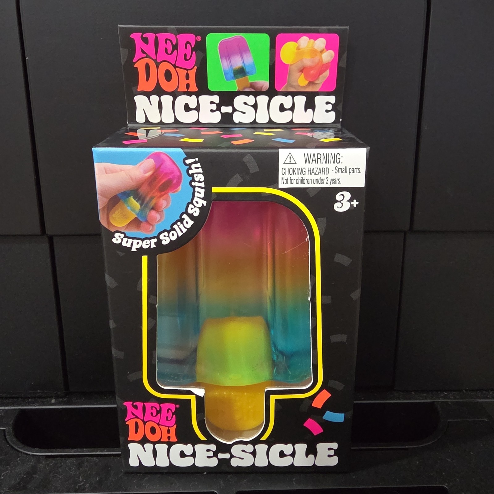 RARE! AUTHENTIC, SEALED NeeDoh Nice-Sicle – hard to find! – Rainbow