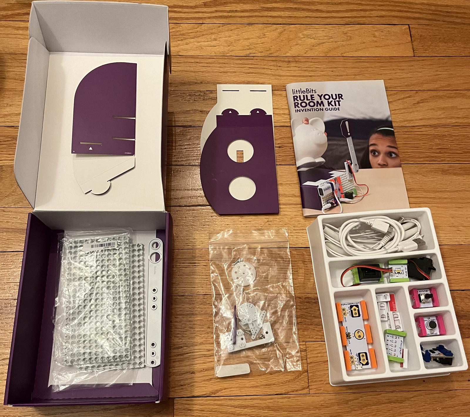 LittleBits Rule Your Room Kit – Used – Complete (No 9V Battery)