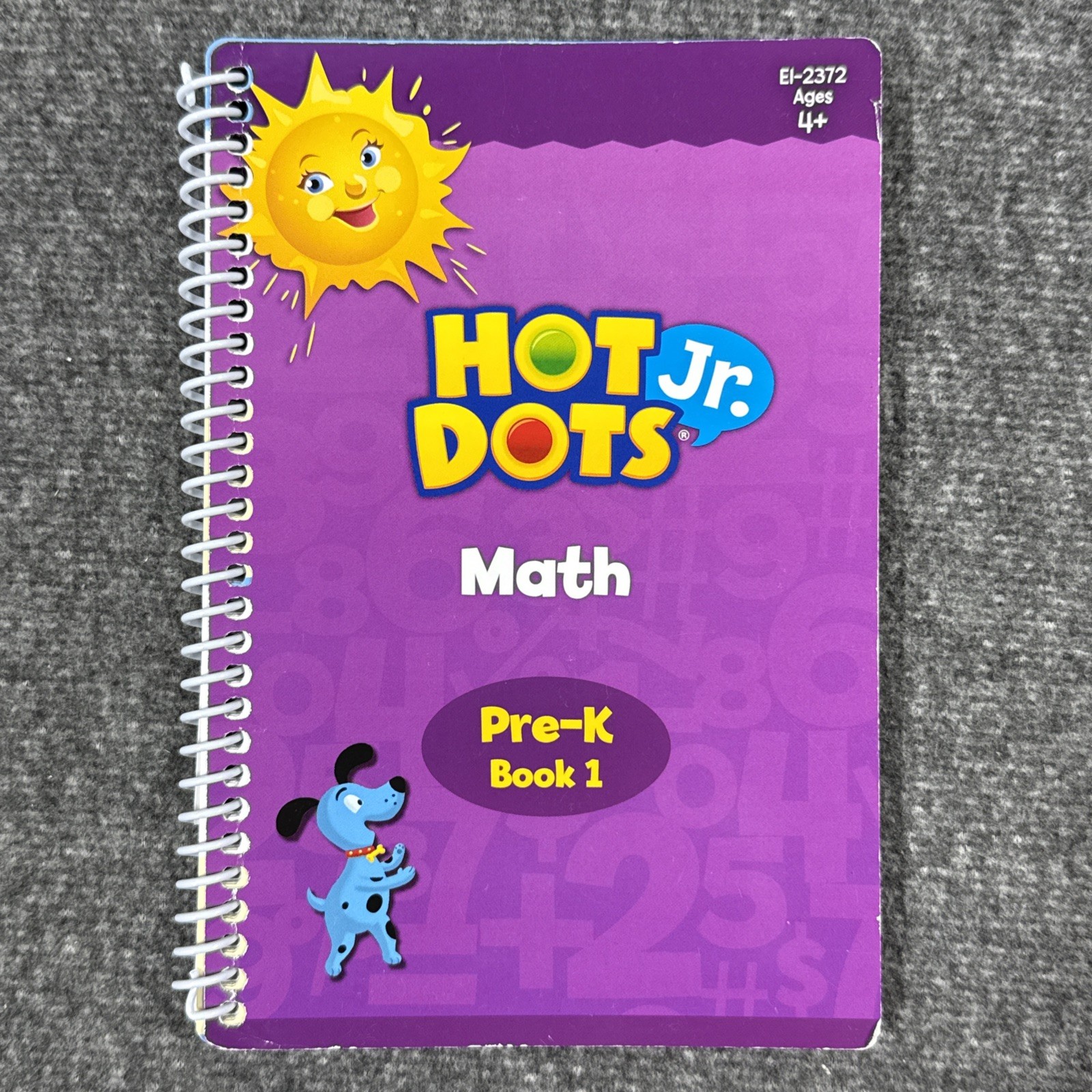 Hot Dots Jr Pre-K Math Books 1 & 2 Set