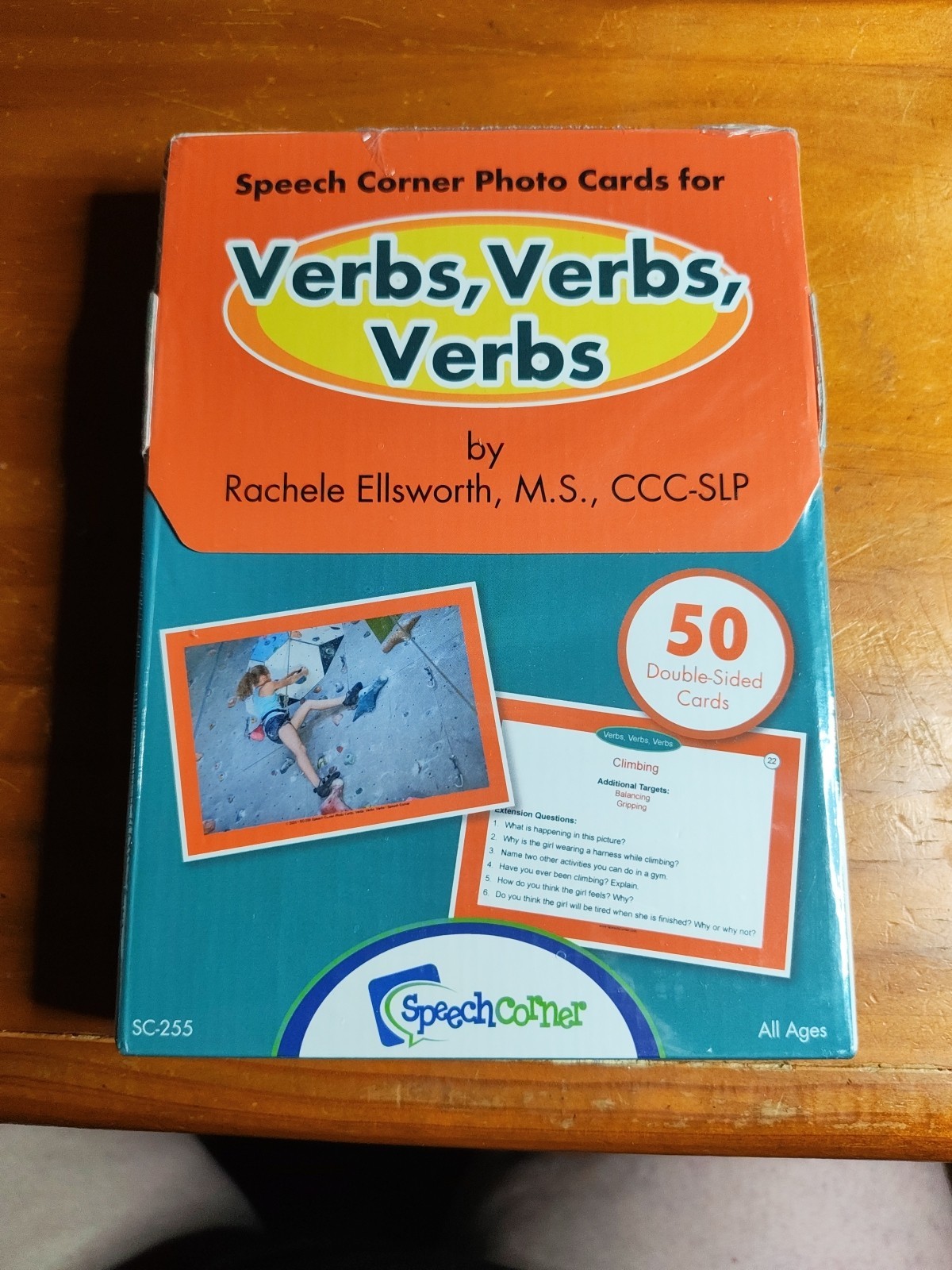 Speech Corner Photo Cards For Verbs, Verbs, Verbs👨‍🎓 (Sealed) Educational