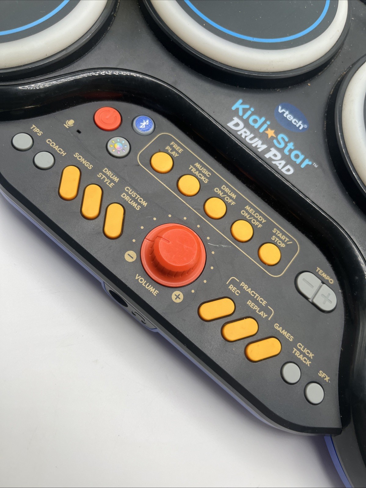 VTech Kidi Star Drum Pad, 80-572600 (30) Music Tracks, Bluetooth No Sticks