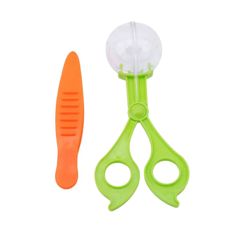 Educational Bug Catcher Scissors Set for Kids – Plastic Insect Clips and Tweezer