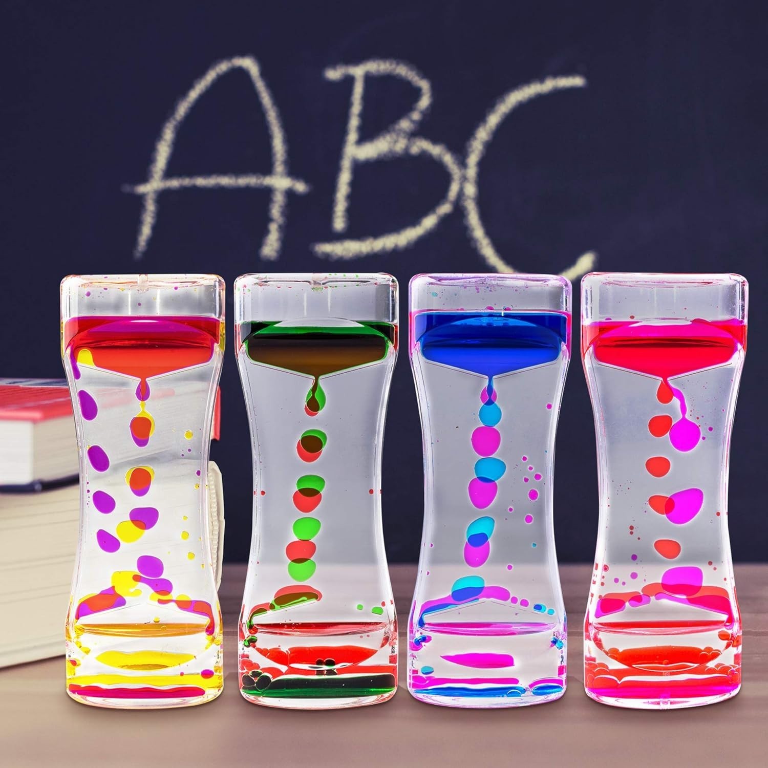 Liquid Motion Bubbler for Sensory Play, Fidget Toy, Children Activity, Desk T…