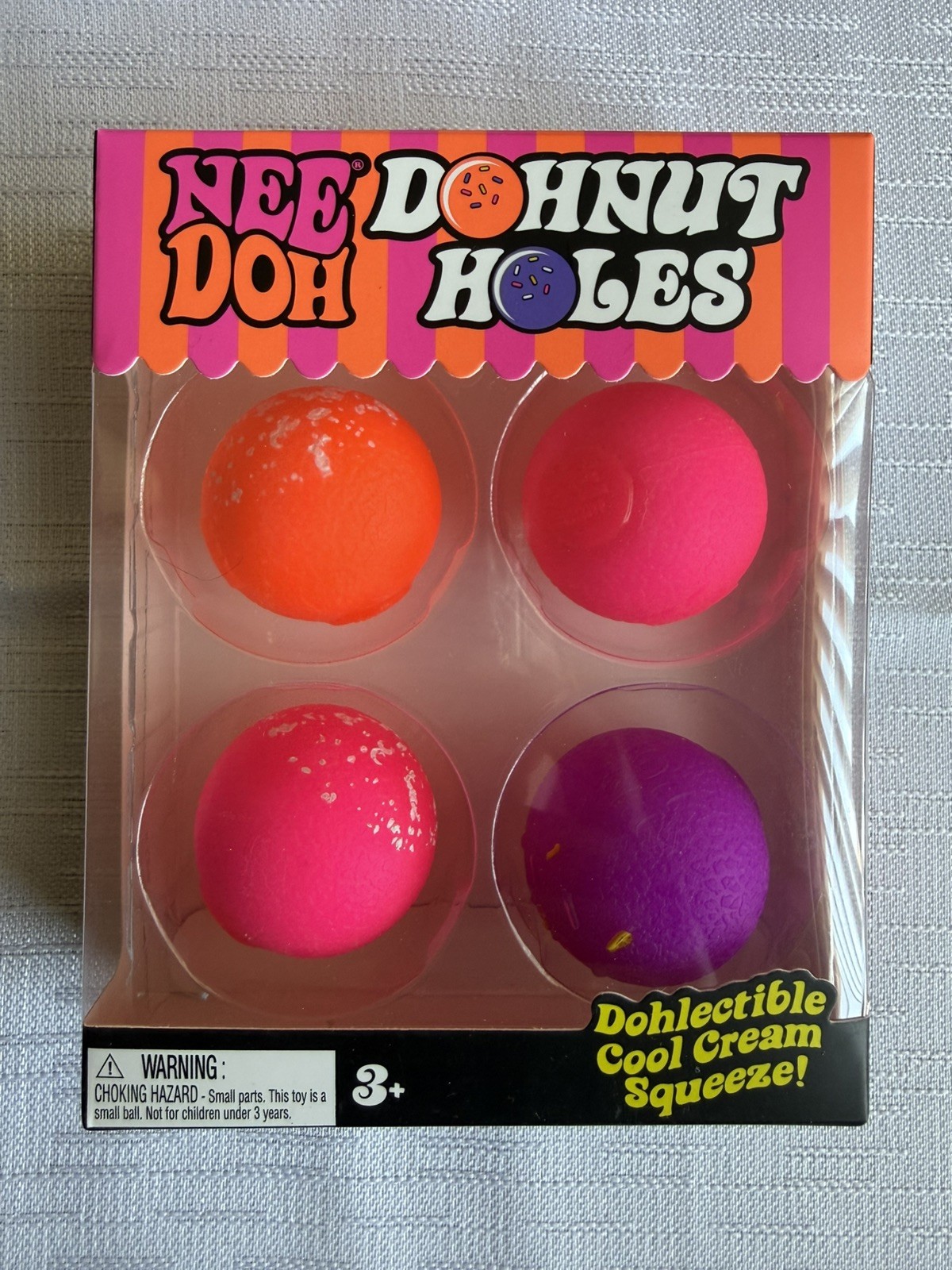Needoh Dohnut Holes Pack Of 4 *In Hand* AUTHENTIC NEW TIKTOK VIRAL 🔥 SHIPS FAST