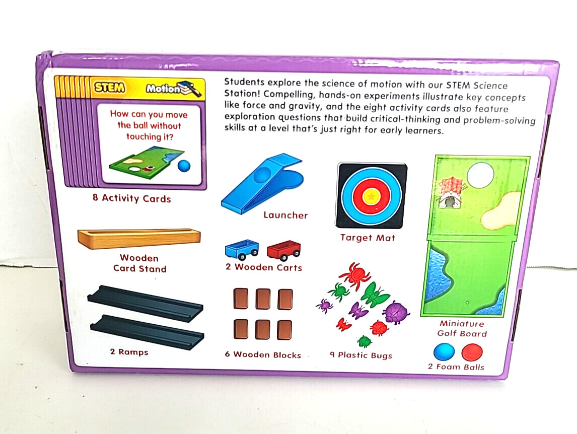 LAKESHORE EDUCATIONAL PRODUCT STEM SCIENCE STATION MOTION COMPLETE W BOX