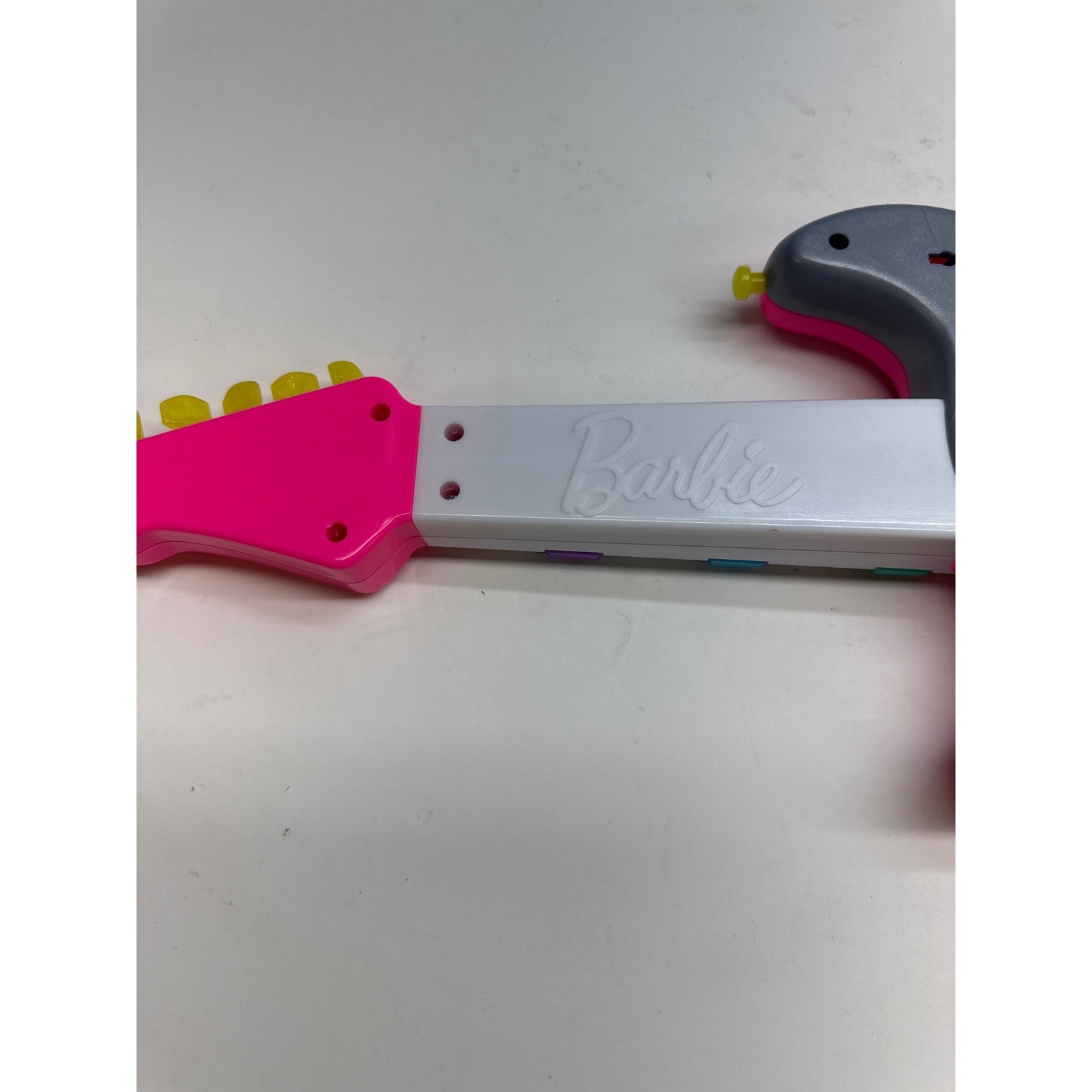 Barbie RockStar Guitar Pink Silver Musical Toy Just Play 63831 2020 Mattel Works