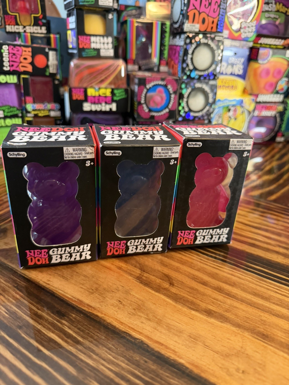 Gummy Bears All 3 Colors In A Set Of 3! With Multiple Blue Bears Needoh