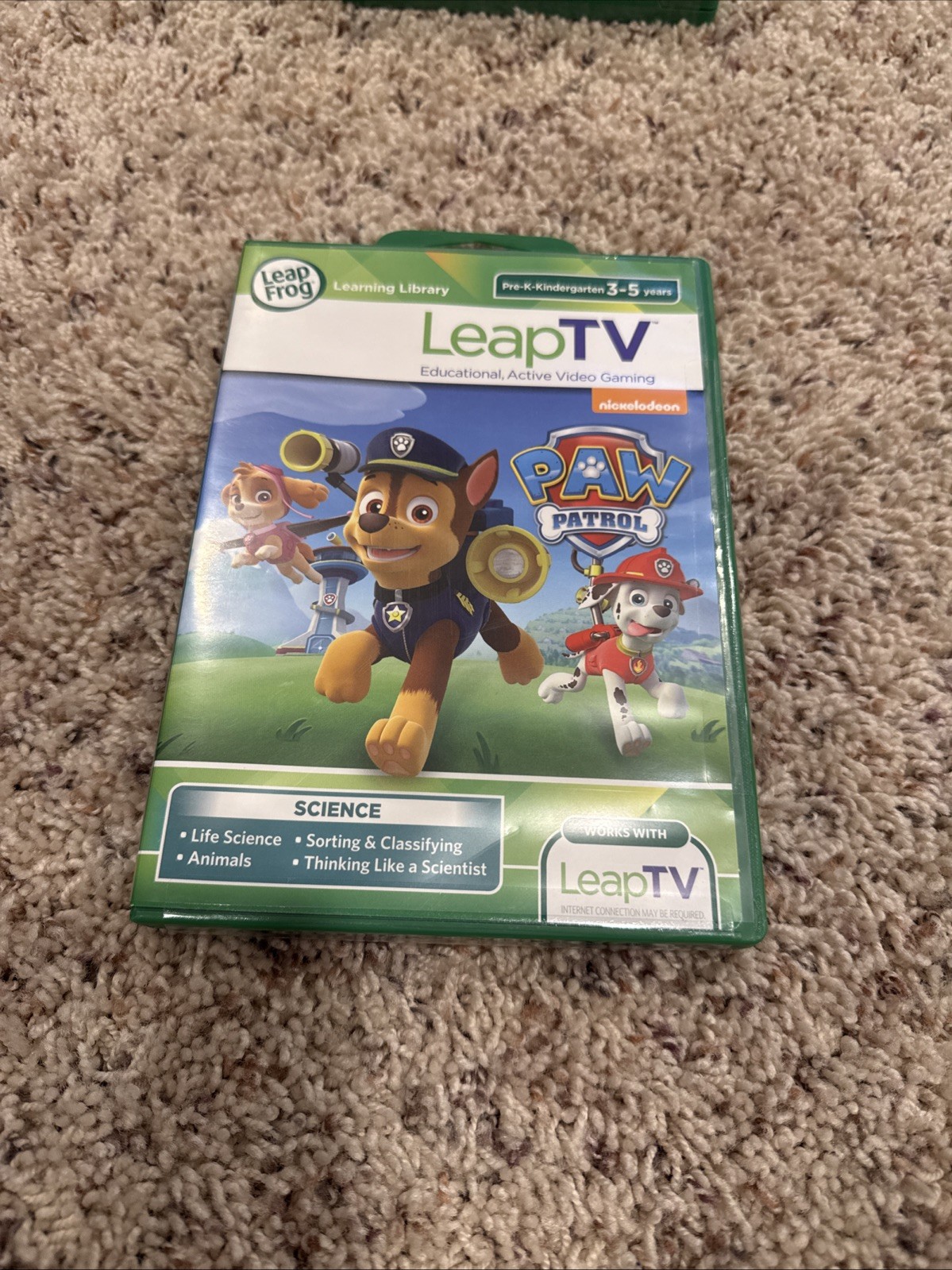 Leap Frog Leap TV Paw Patrol Nickelodeon Science Video Game Pre-K New Sealed