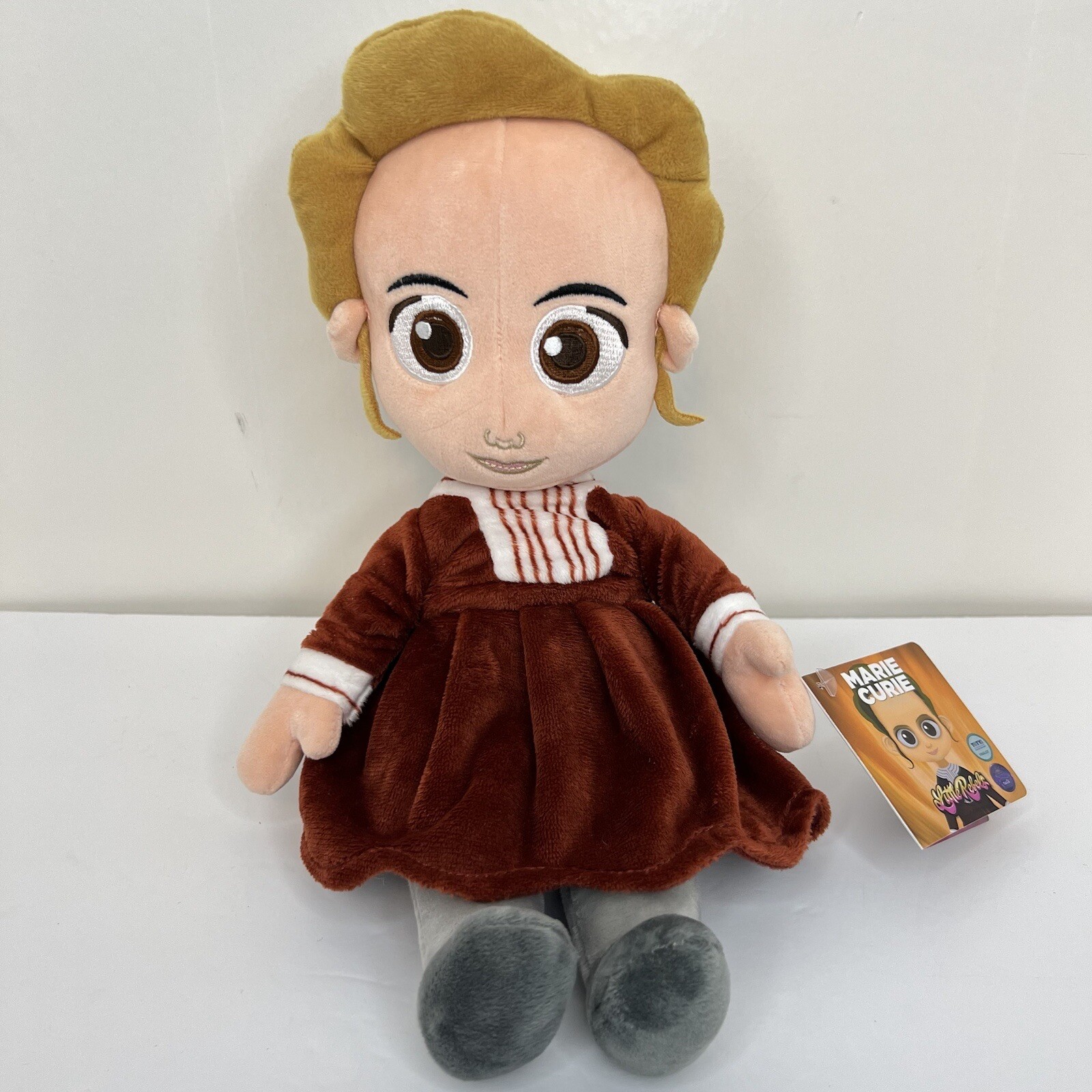Little Rebels Historic Women Plush Marie Curie Science Scientist Interactive NWT