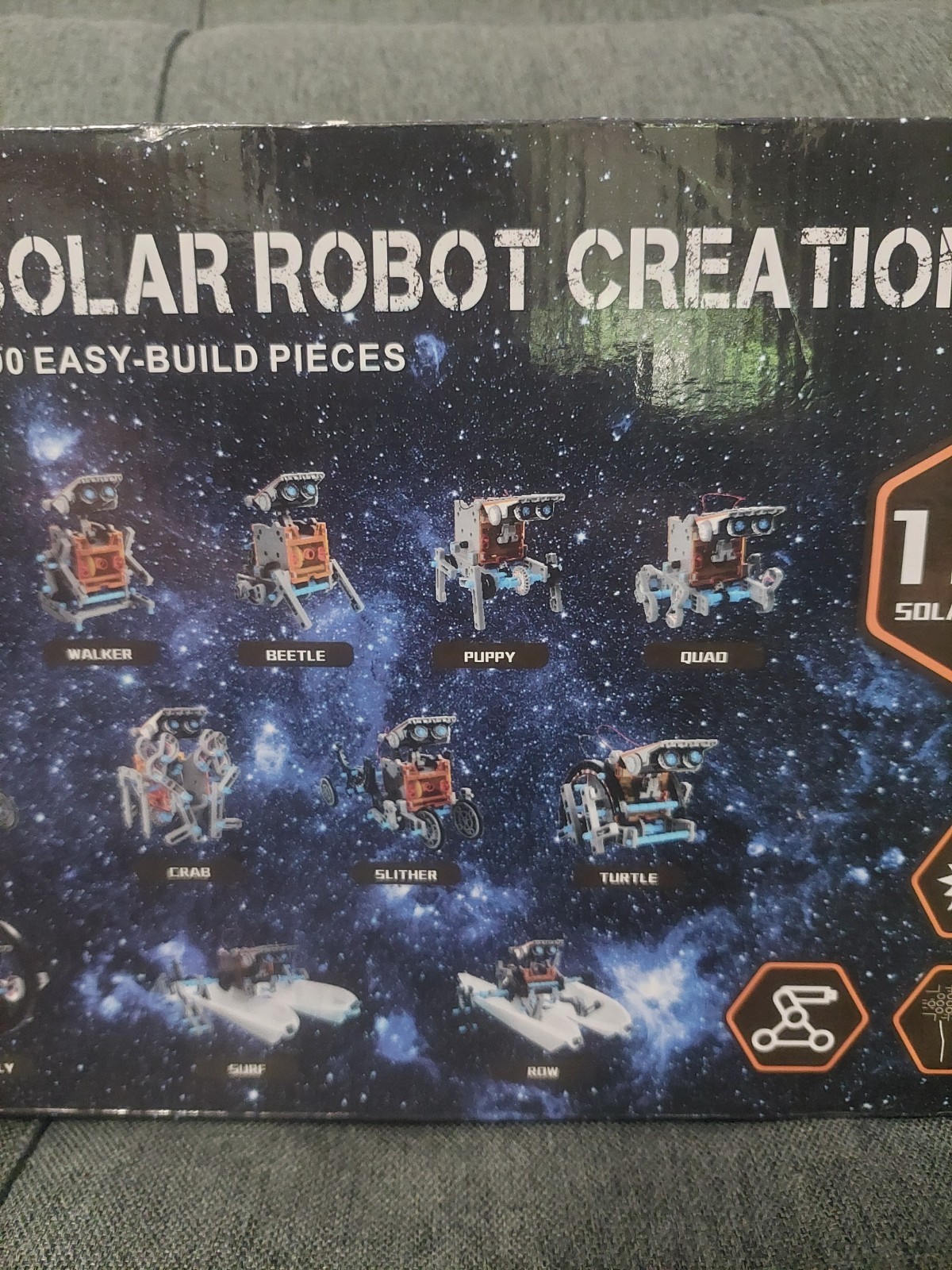 Solar Robot Creation Kit STEM Educational 12-in-1 Superjoy New Open Box Complete