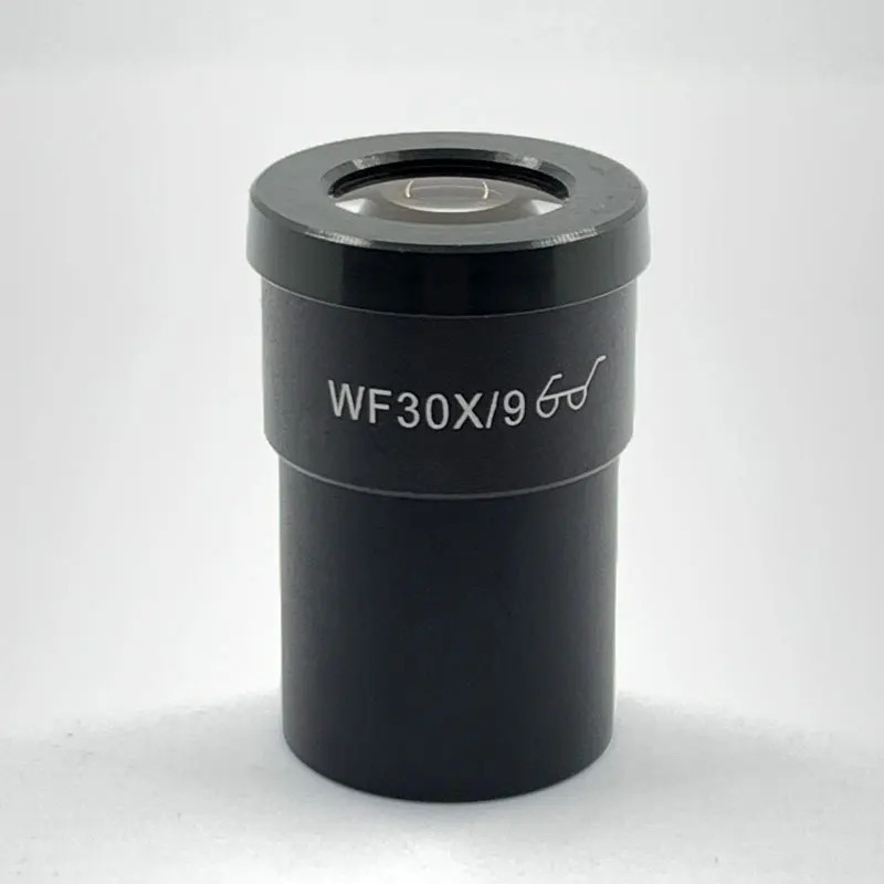 WF30X/9mm High Eye Point Microscope Eyepiece Optical Ocular Lens 23.2/30/30.5mm