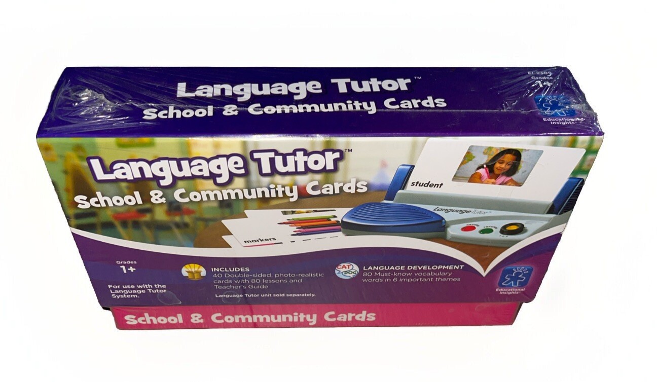 Language Tutor School & Community Cards Educational Insights – BRAND NEW