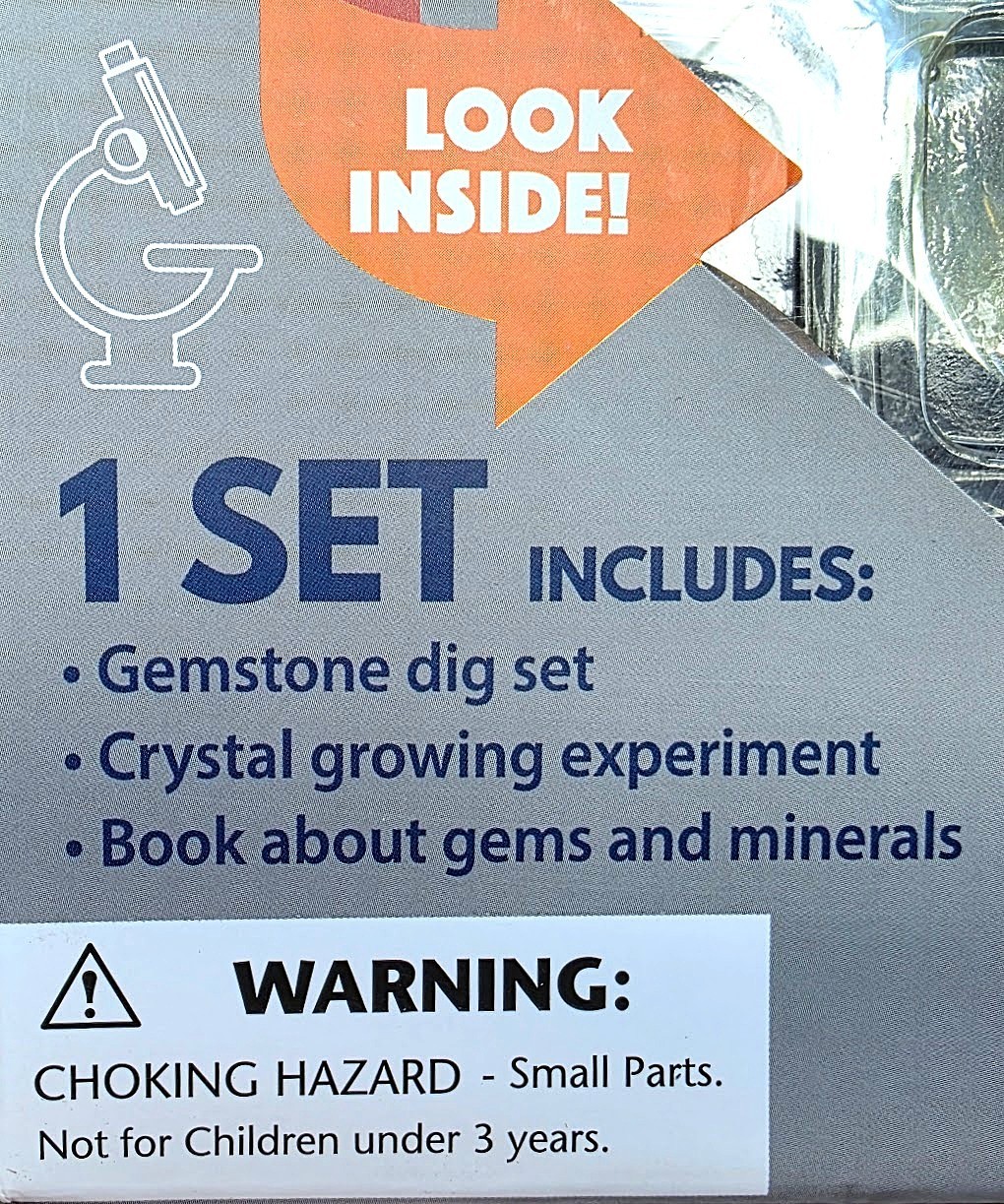 CRYSTALS & ROCKS LAB KIT, SPICEBOX STEM, MINERALS, GEMSTONES, CRYSTALS NIB