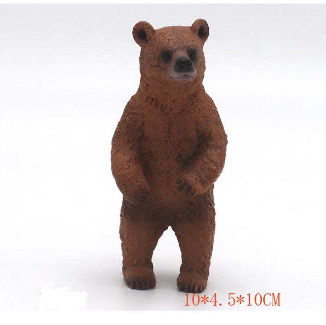 300 Realistic Standing Brown Bear Model Action Figure’s Kids Toy Gift