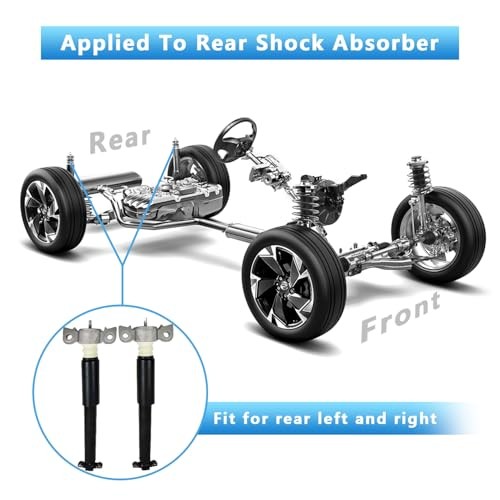 Rear Air Shocks Absorber Strut 3440022 Compatible with 2013-2020 Ford Fusion OEM