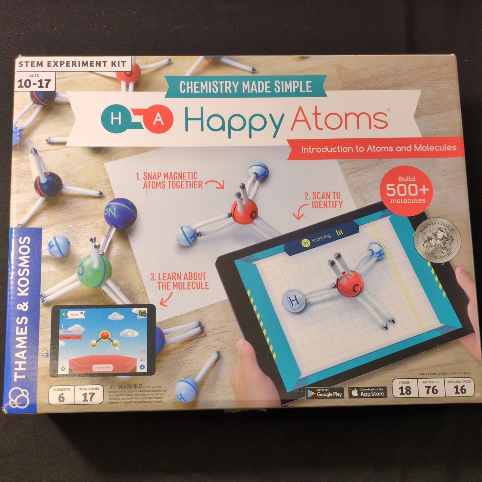 Happy Atoms Stem Chemistry Kit Introductory Set Thames & Kosmos