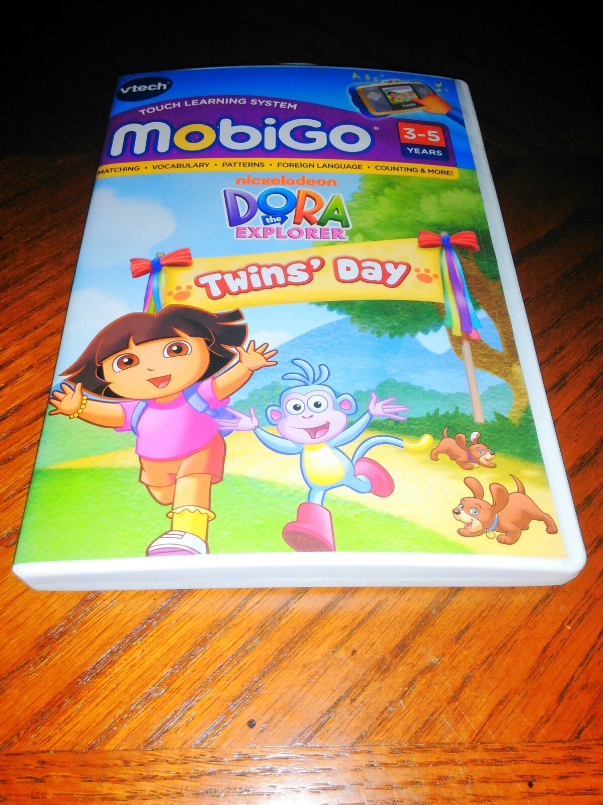 Vtech Mobigo Dora The Explorer Twins’ Day 3-5 Yrs. New In Original Packaging
