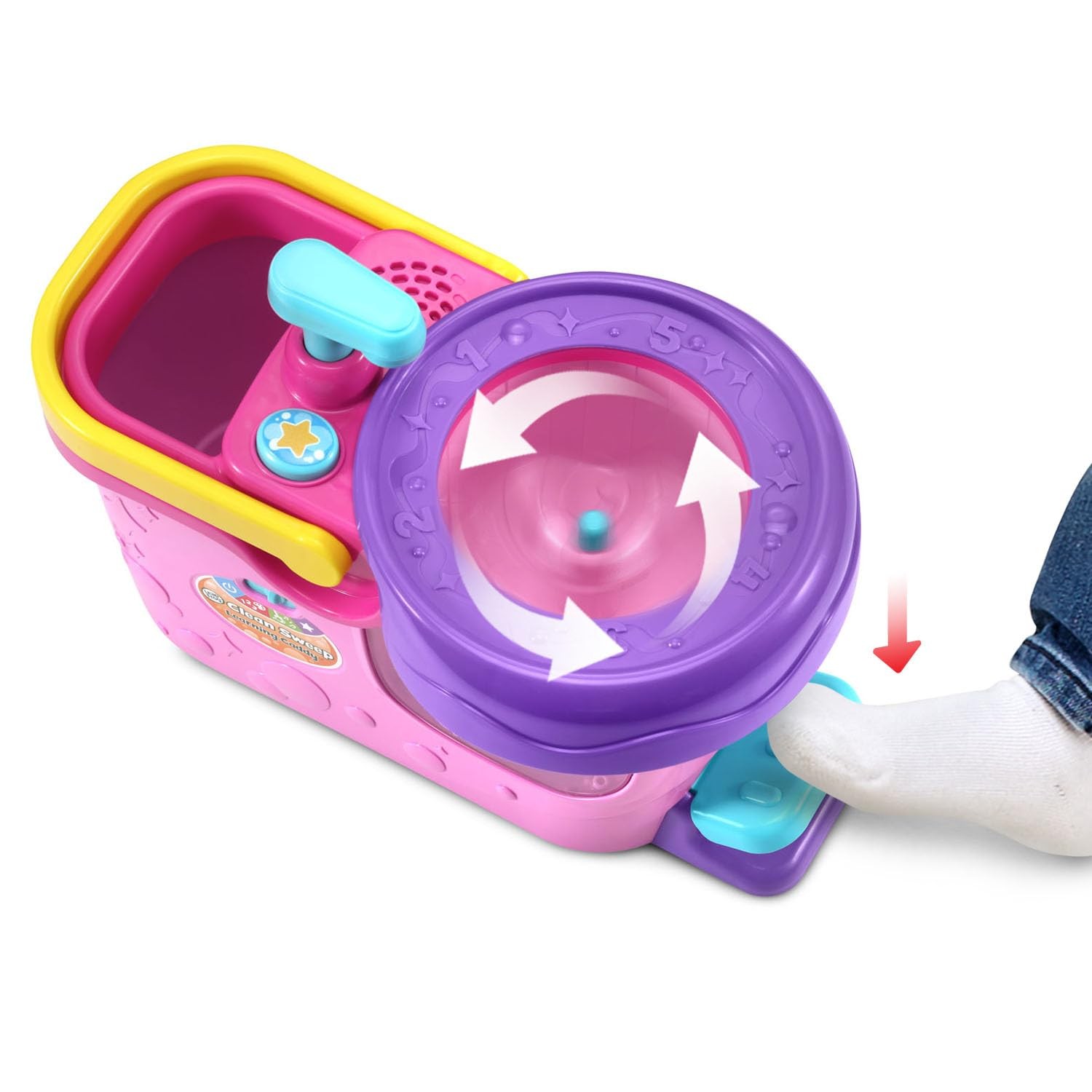 Clean Sweep Learning Caddy, Kids Mop and Broom Cleaning Toy Set for Ages 3-5,…