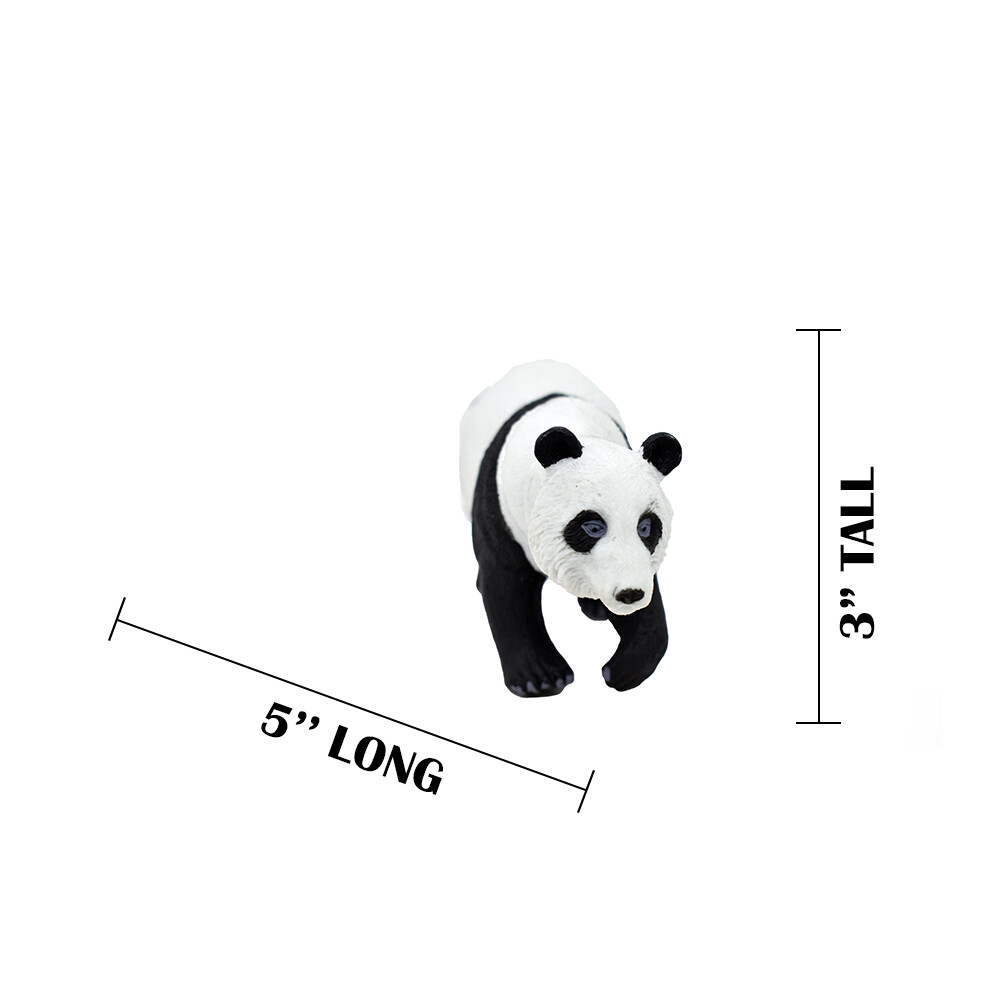Panda Bear, Plastic Toy Animal, Kids Gift, Realistic Figure, Model F4411 B191