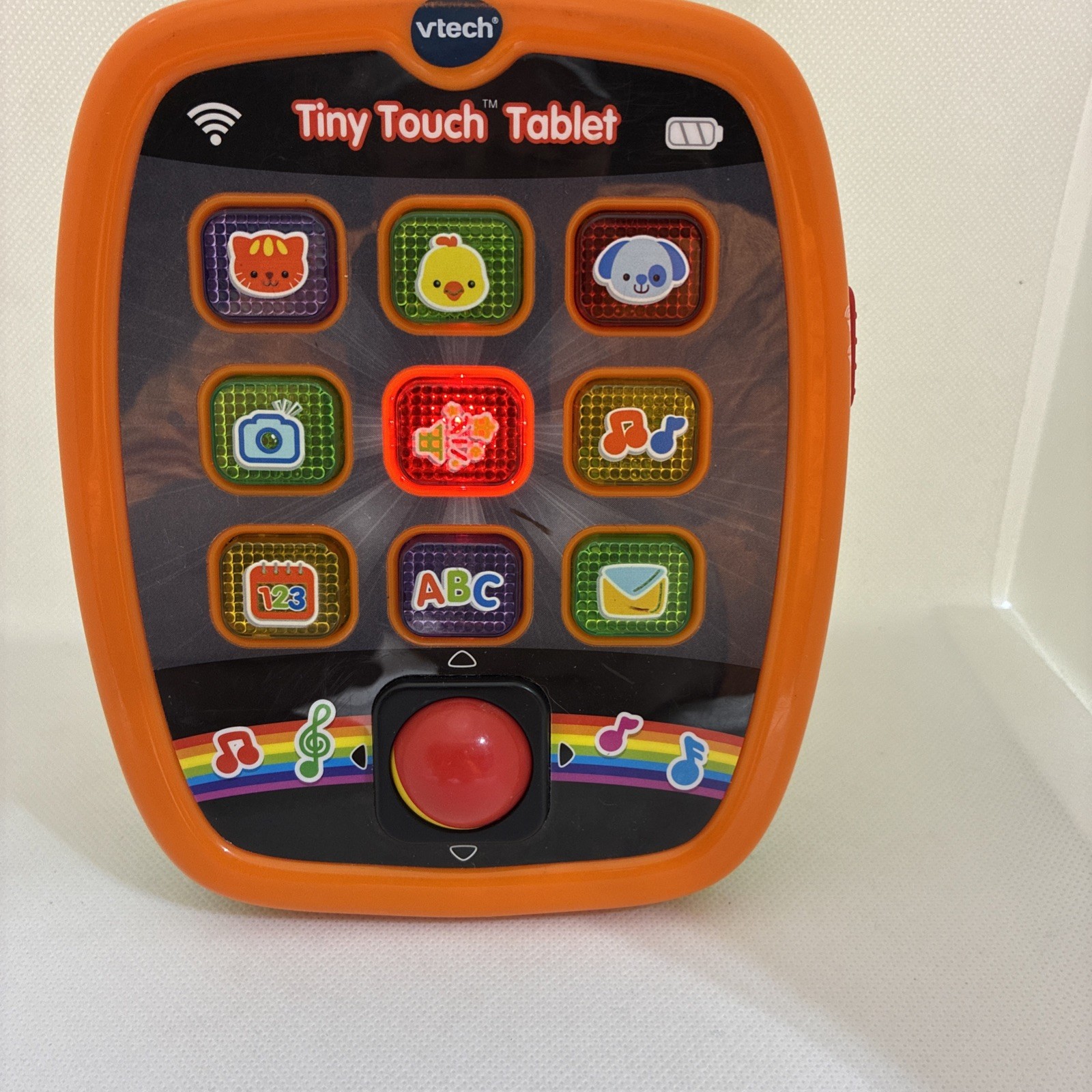 VTech Tiny Touch Tablet Learning Toy Orange Green Interactive Educational Kids