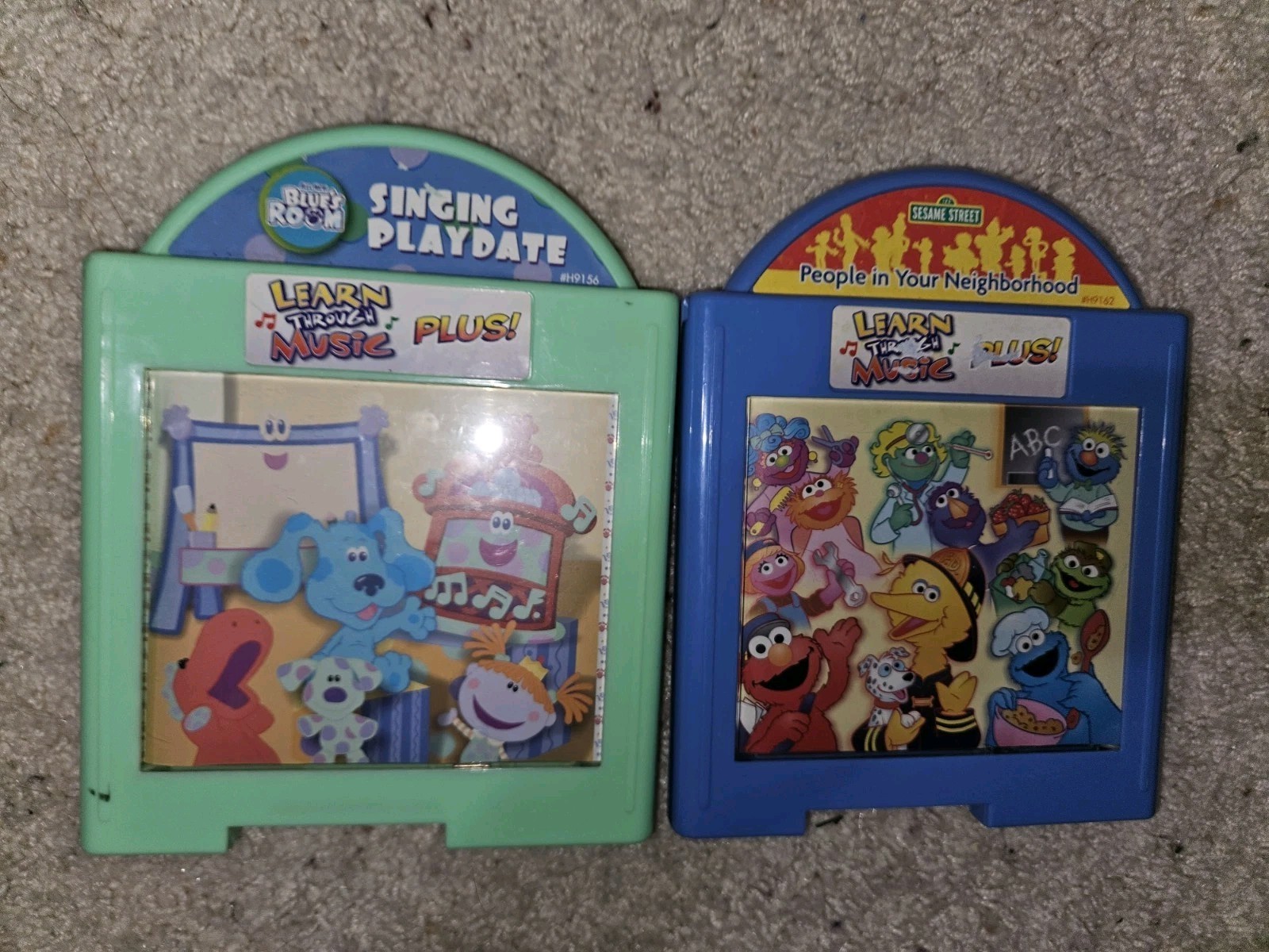 Fisher Price Learn Through Music Plus Blue’s Clues Ssesame Street Cartridge Lot
