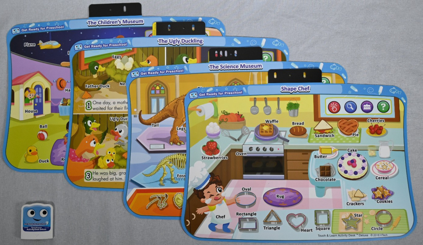 VTech Touch & Learn Activity Desk Deluxe Expansion Pack Get Ready for Preschool