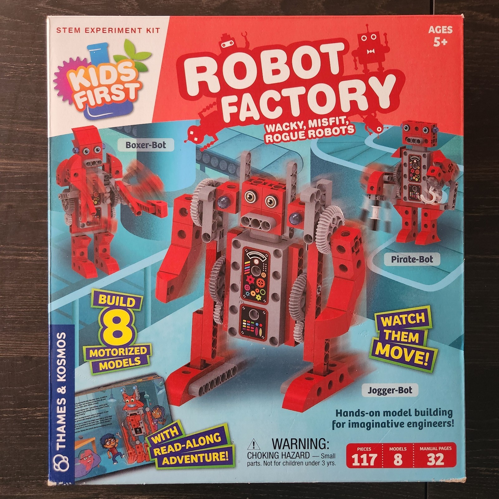 Kids First Robot Factory STEM Experiment Kit Build 8 Motorized Models 567016