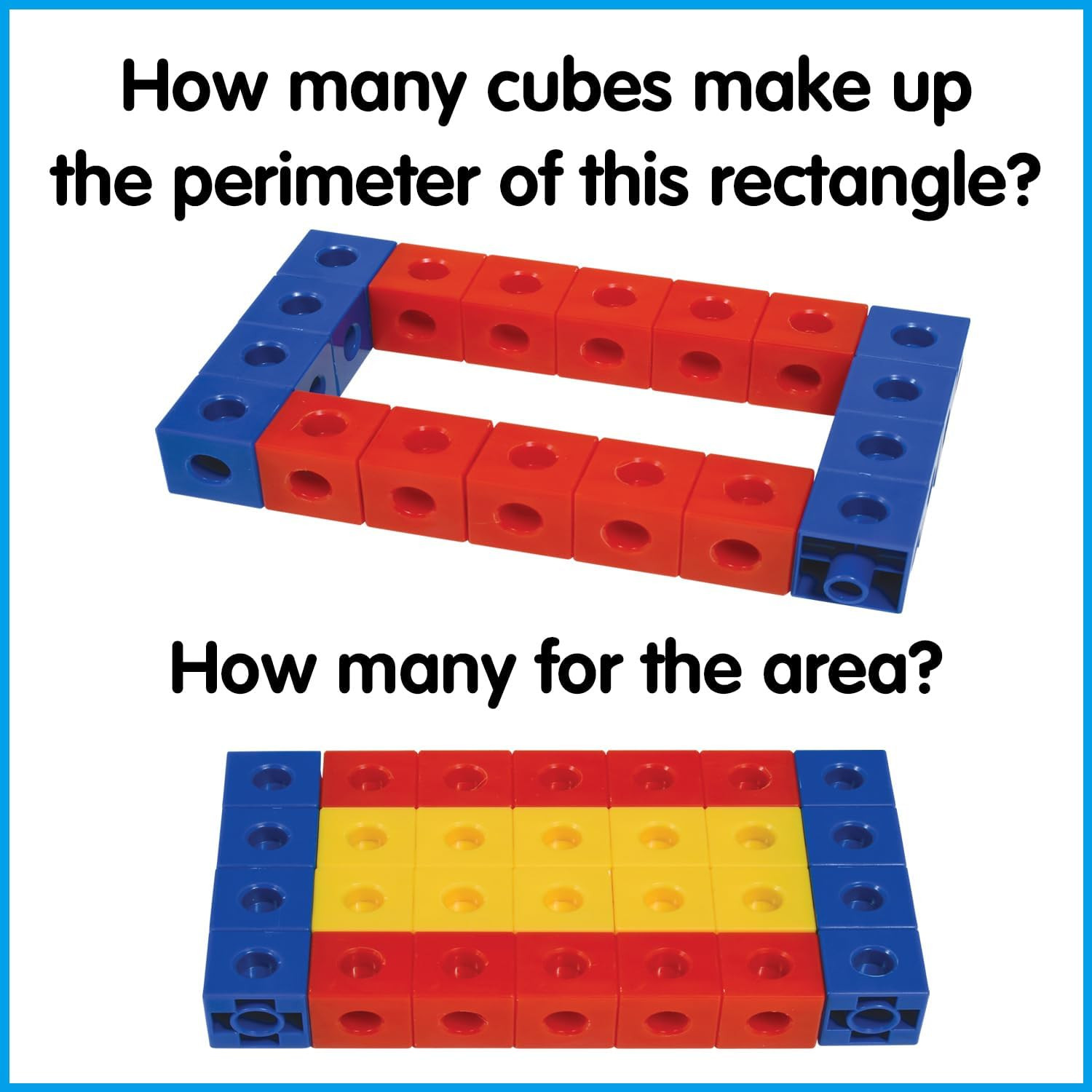 Edxeducation Linking Cubes | Set of 100 | Counting Cubes | Color Sorting Toys |