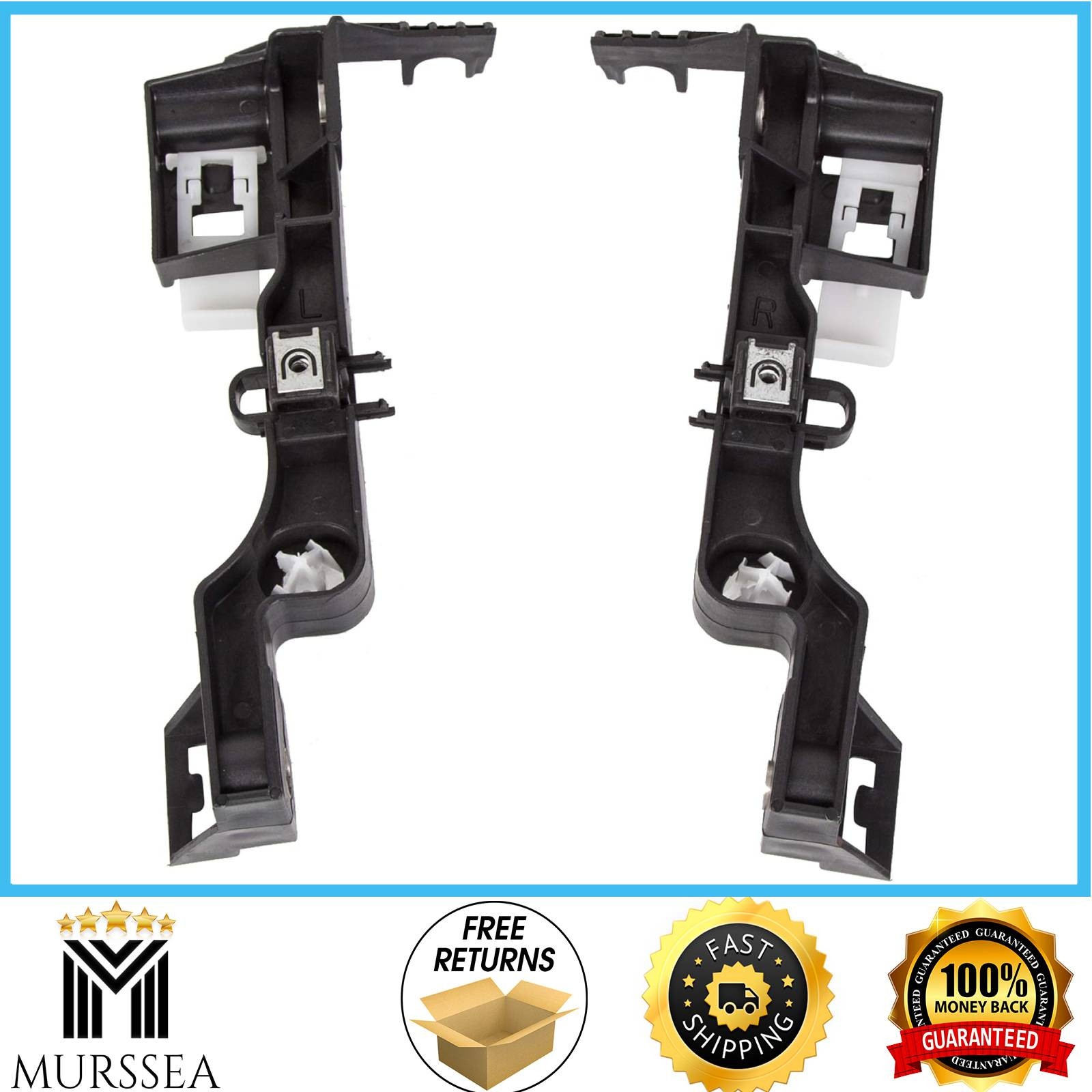 Pair Headlight Mounting Bracket Compatible with 2009-2020 Dodge Ram 1500 2500 35
