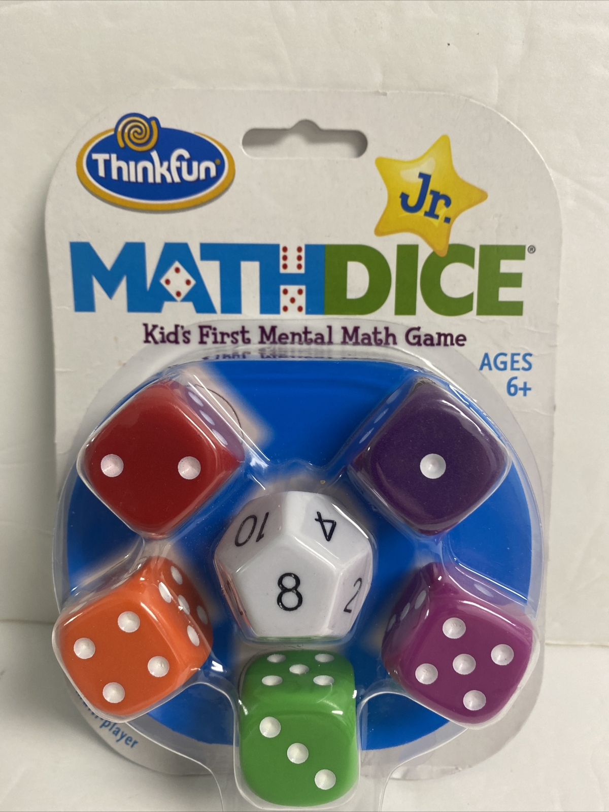 Thinkfun Jr. Math Dice Game Ages 6+ New