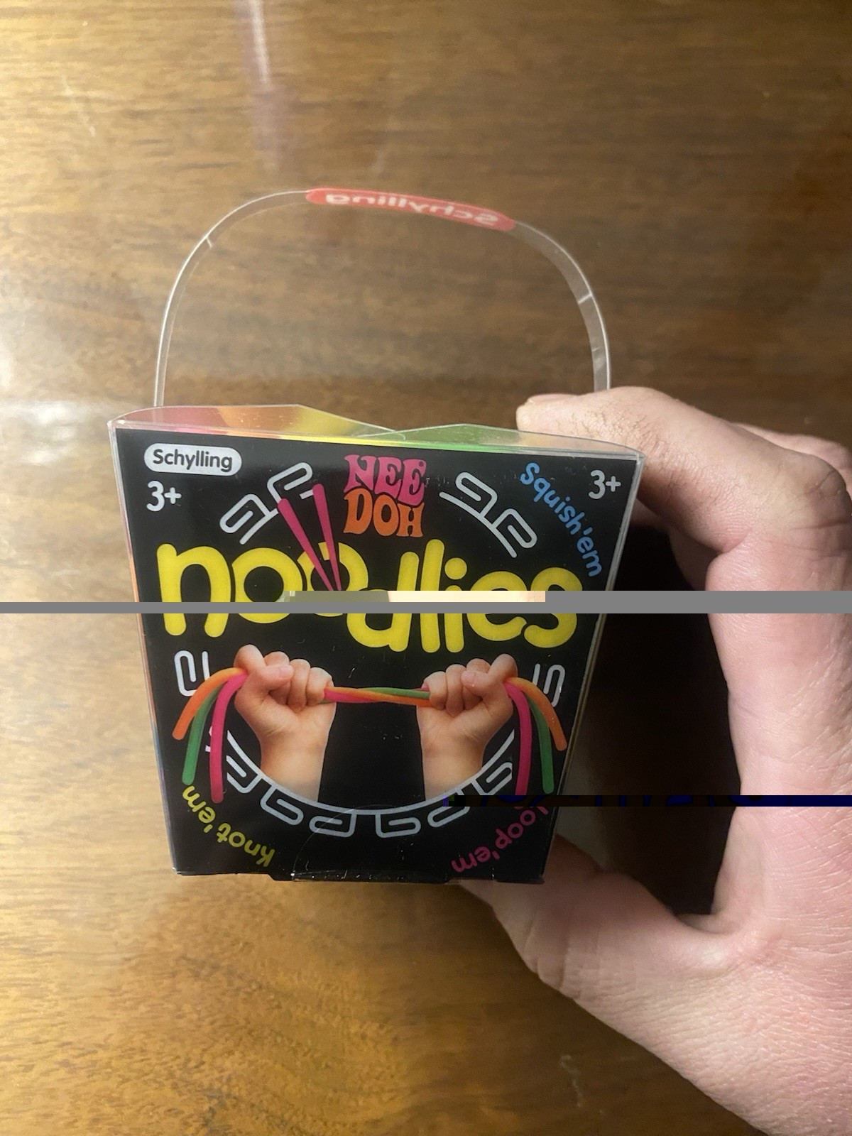 Nee Doh Noodlies Viral Toy Mini Take-Out Box Stress Relief Noodles Fast Ship