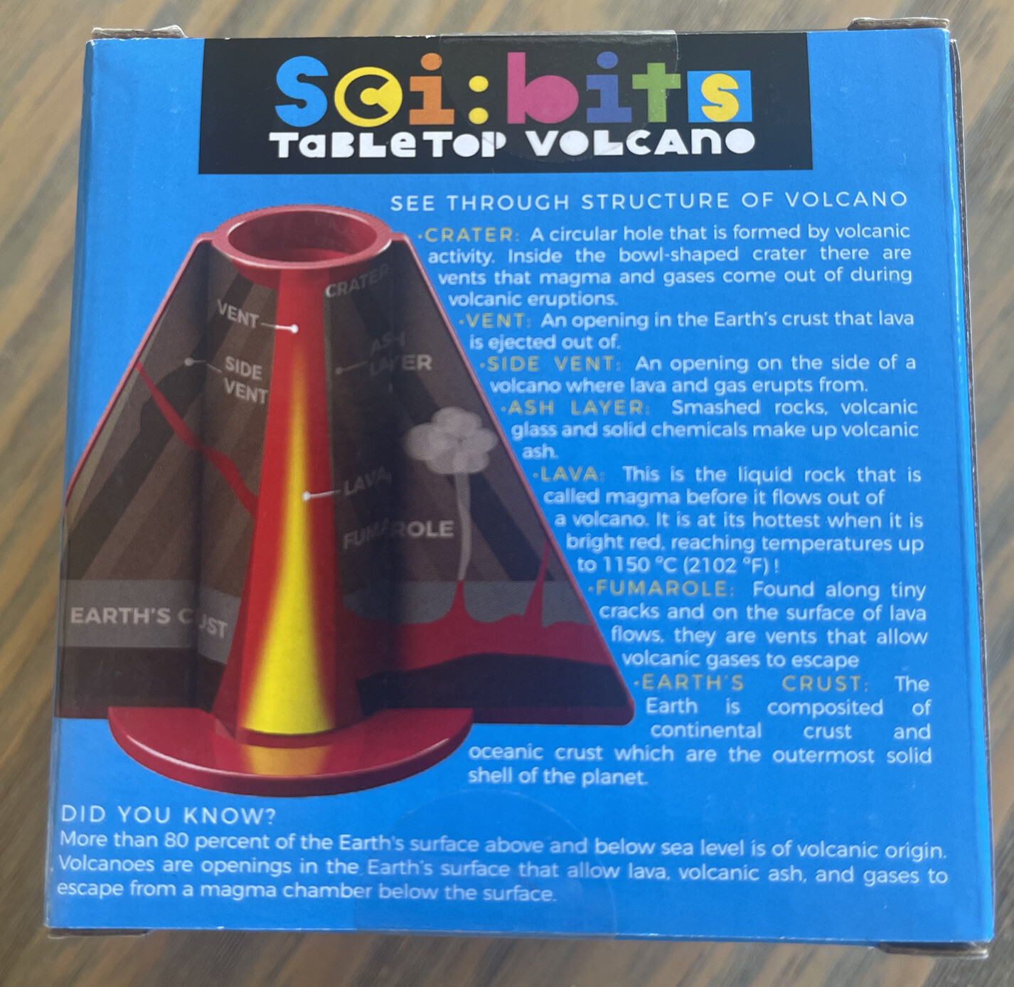 Sci:bits Table Top Volcano Eruption Kit
