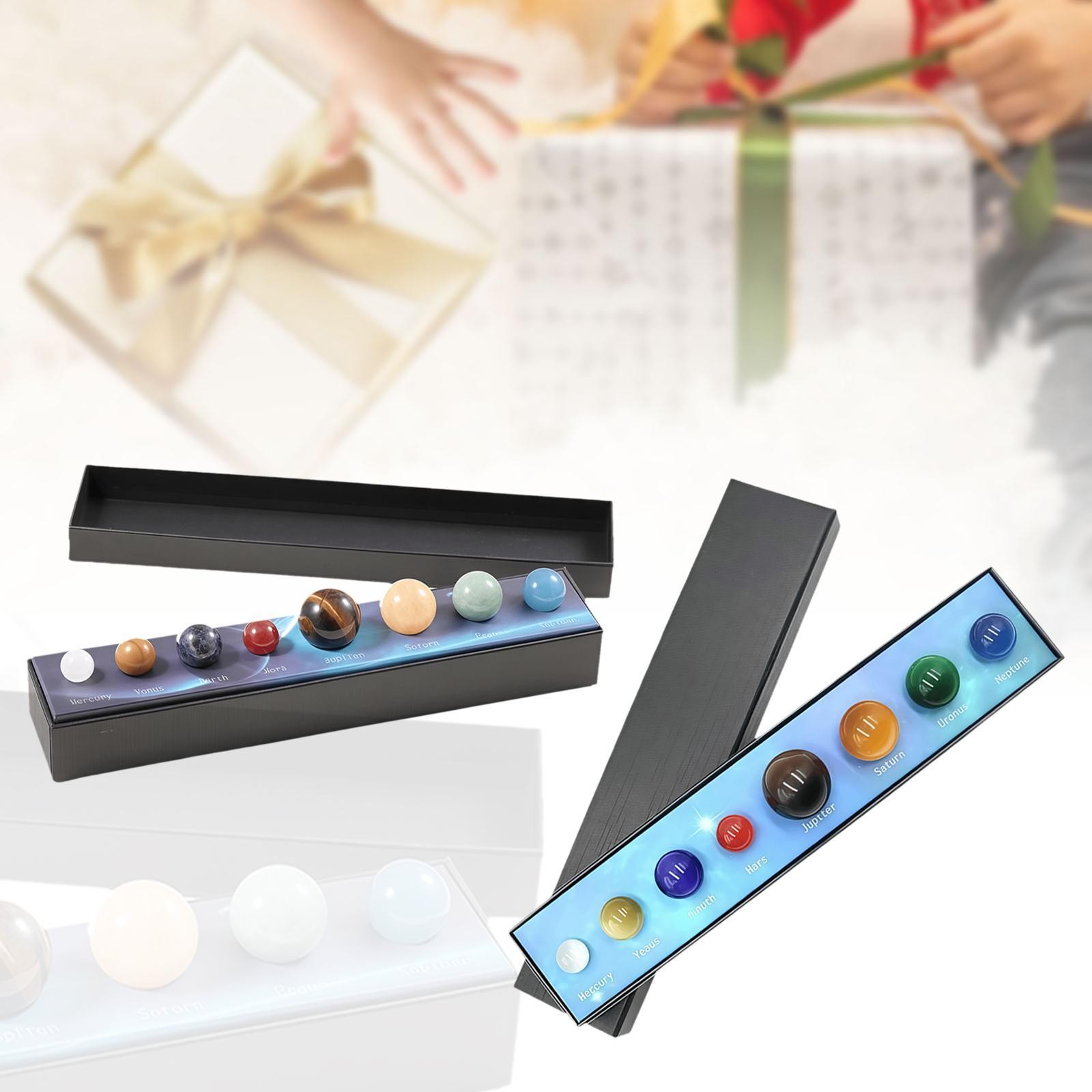 Eight Planets Decorations Spheres Ball Set for Classroom Home Tabletop
