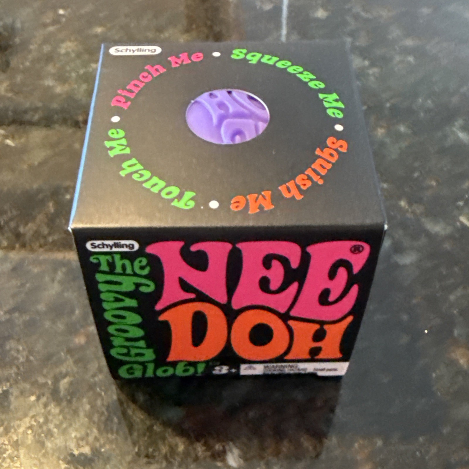 Purple Needoh The Groovy Glob Nee Doh Squishy NEE-DOH 100% AUTHENTIC