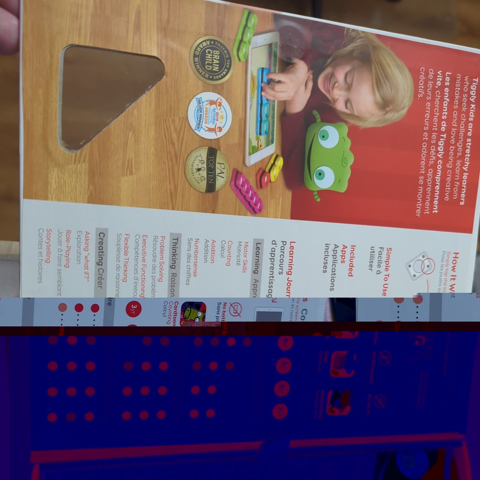 Tiggly Math Kids Tablet Math Learning Toys For 3-7 Year Olds