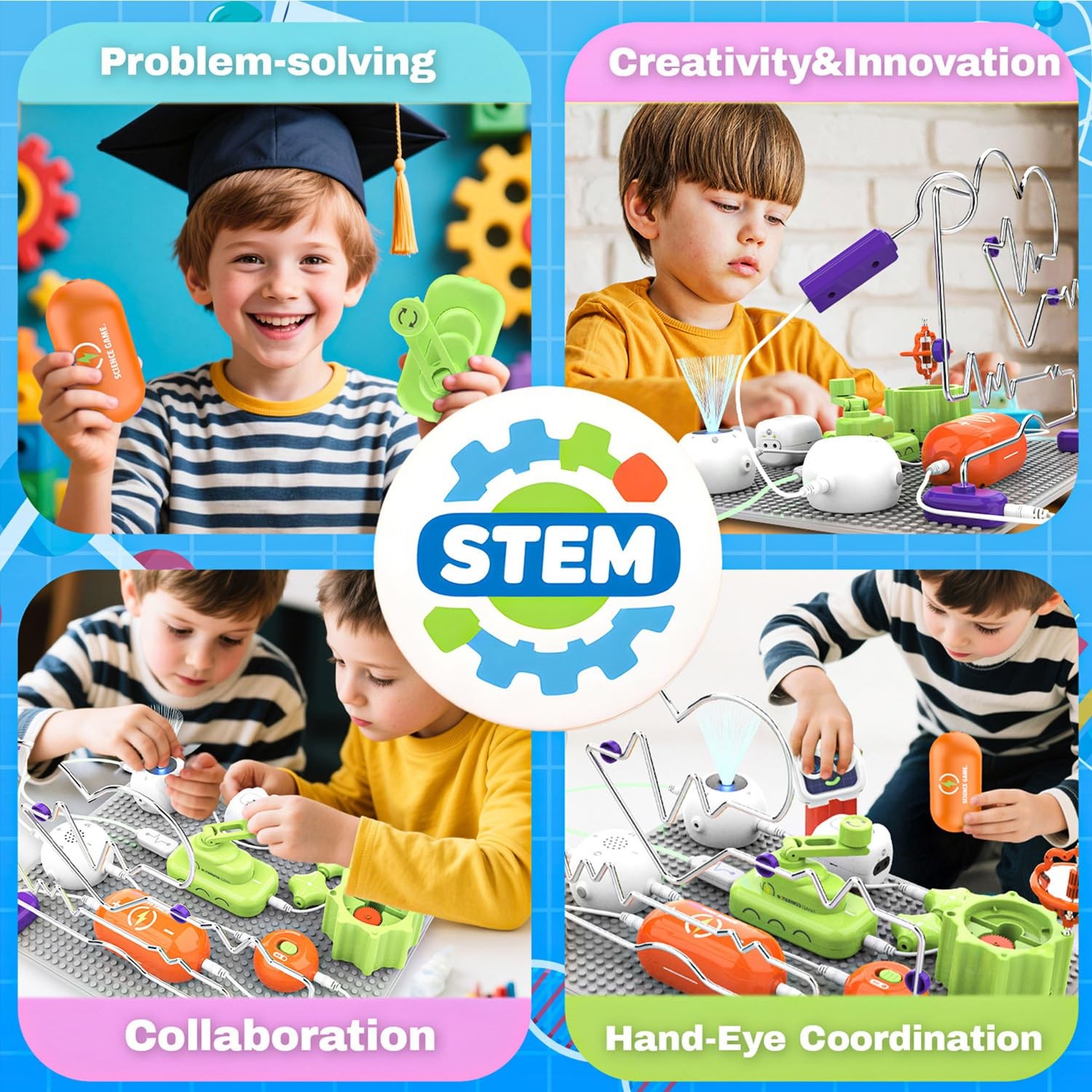 Science Kits for | STEM Toys for Kid, Electronics Exploration Kit, Over 300 P…