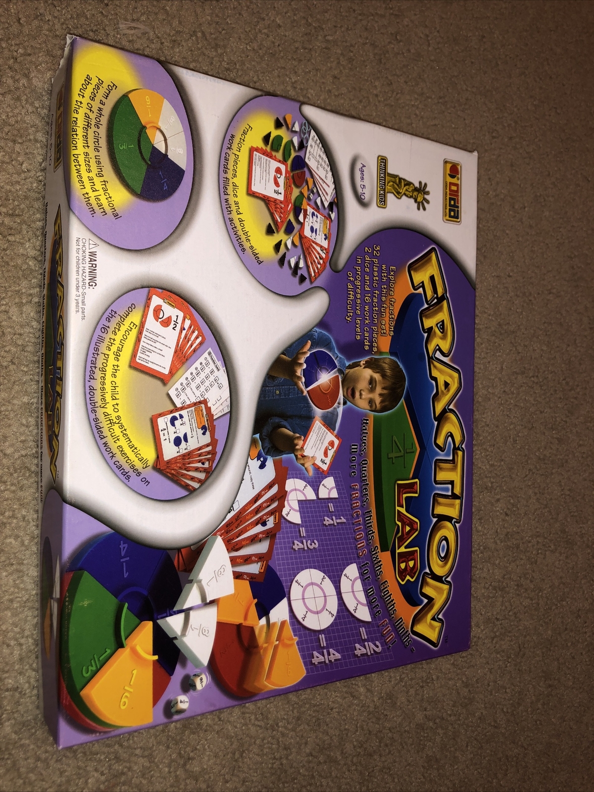 Fraction Lab Game Orda Learn Educational Family Home School Math Made in Israel