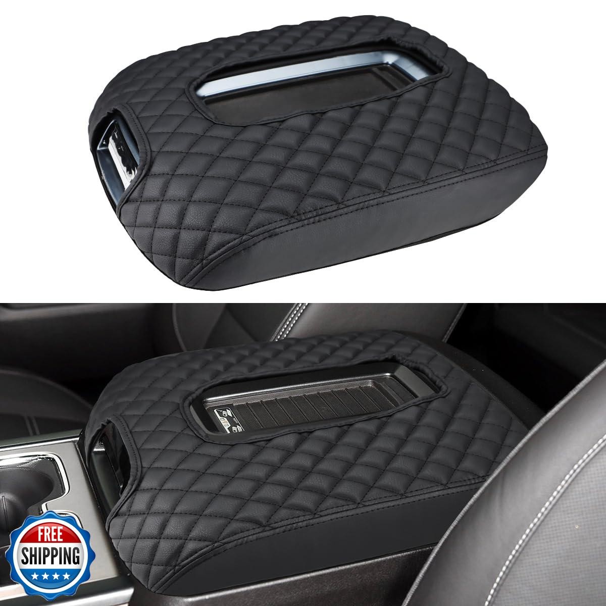 INTGET Center Console Armrest Cover for Chevy Silverado and GMC Sierra Access