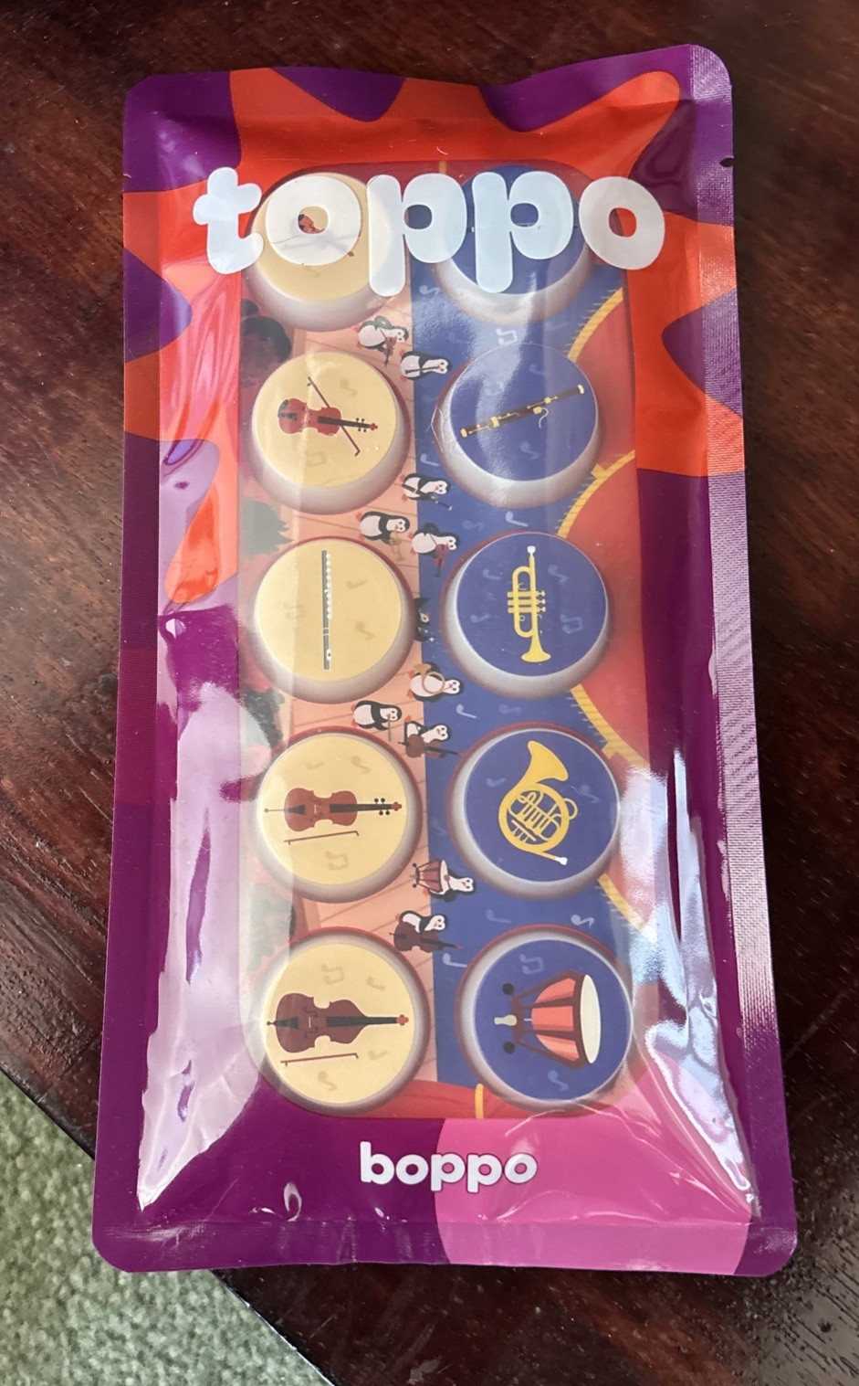 Boppo Tactile Sensory Screen Free Toy Music Plate/New in Package