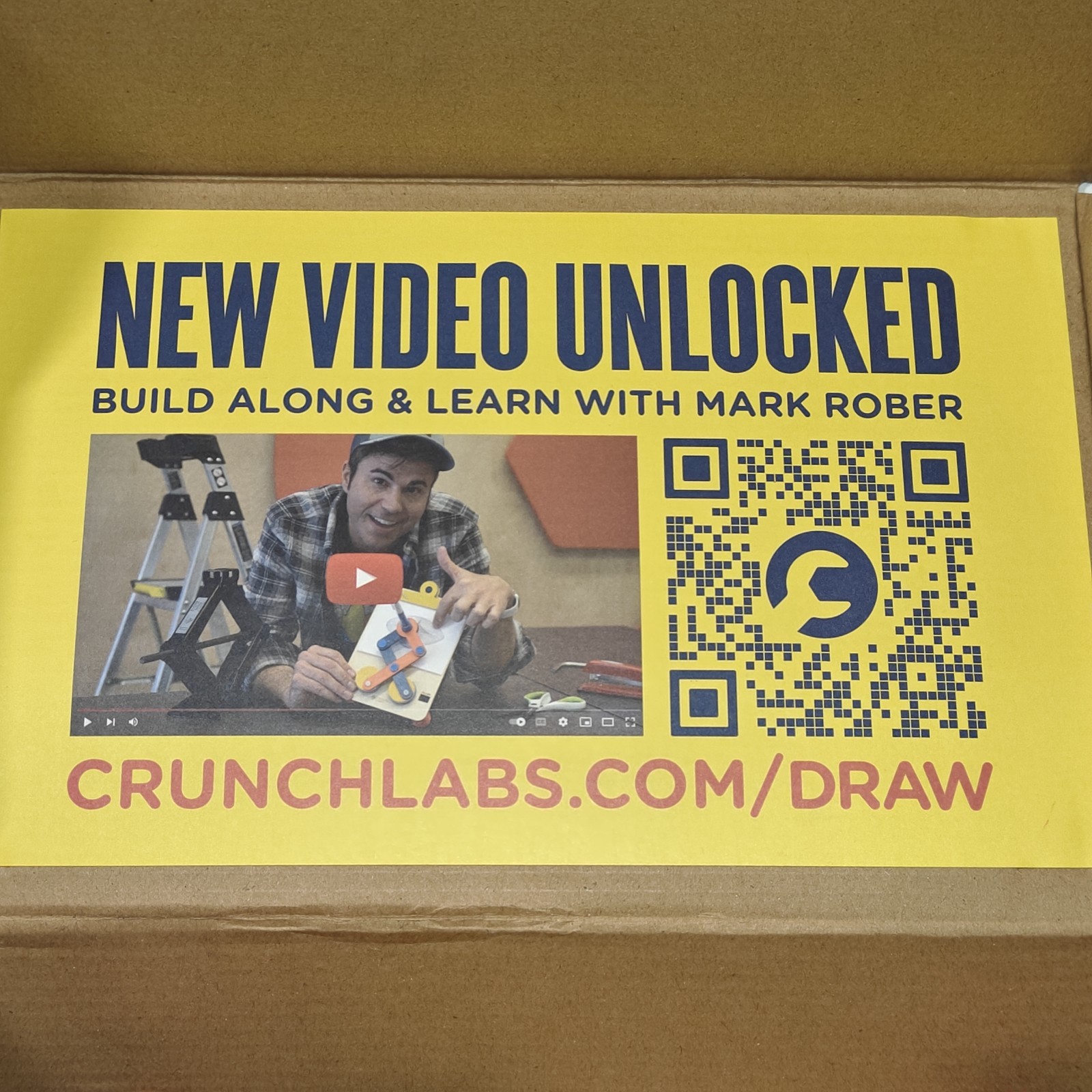 DRAWING MACHINE Crunch Labs by Mark Rober STEM Build Box – Built Test (No Pen)